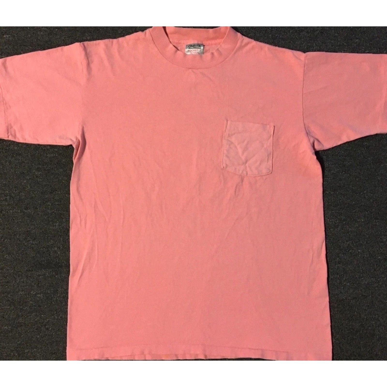 Vintage VINTAGE Explosive 80s Faded Shirt L USA Funny Surf Skate Grunge Punk Pocket Single Stitch T-Shirt Men Pink Size US L / EU 52-54 / 3 - 2 Thumbnail