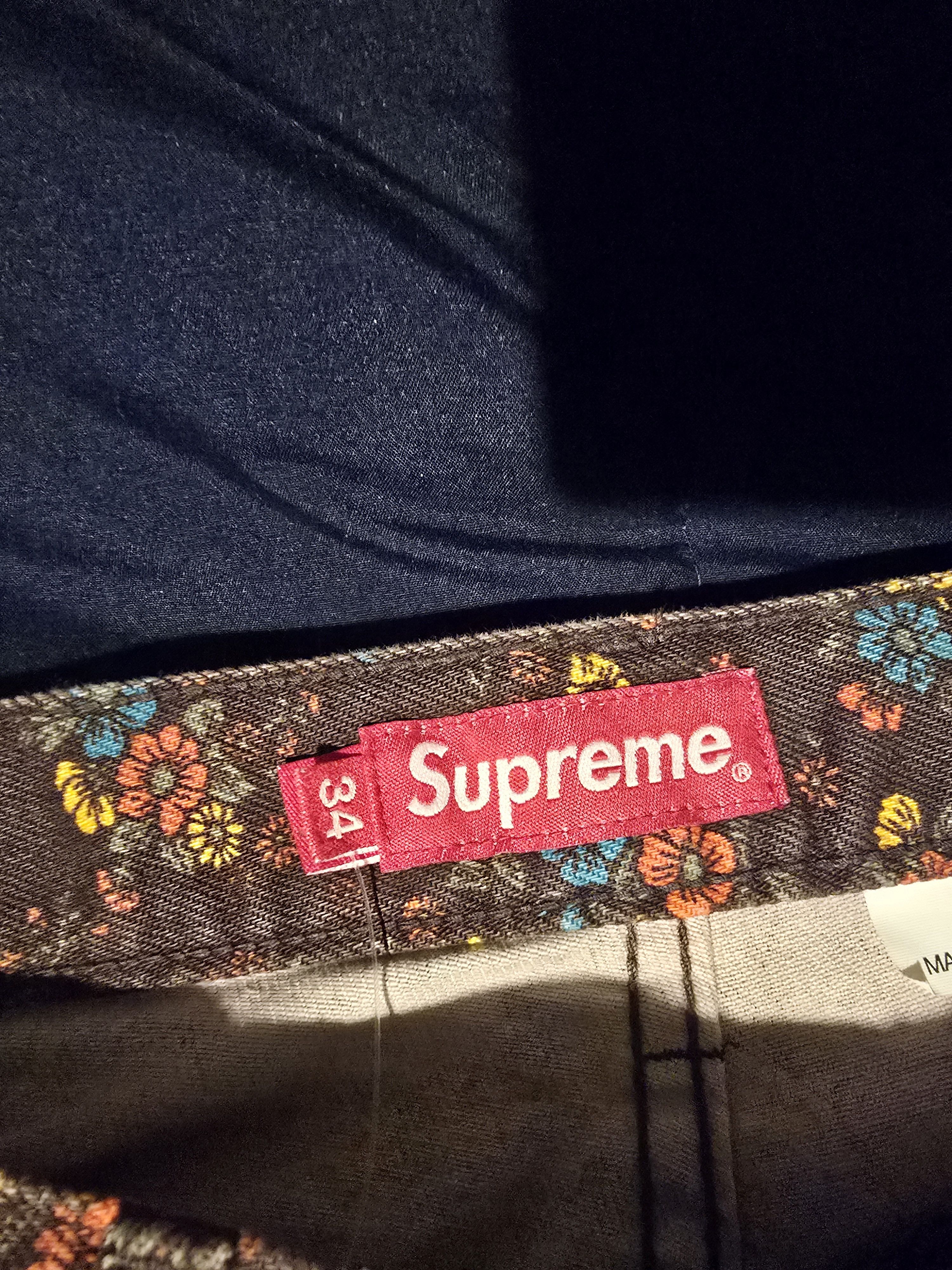 Supreme Supreme Regular Jean 'Flowers' (SS22). Size US 34 / EU 50 - 7 Thumbnail