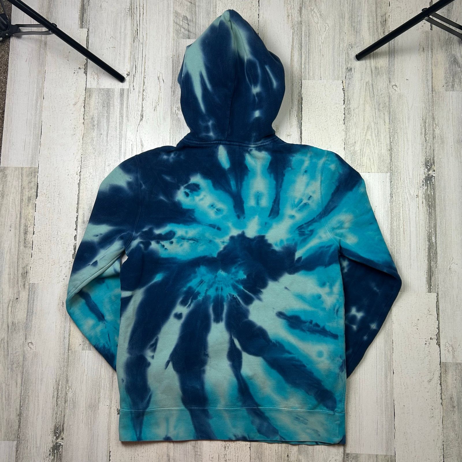 Huf HUF Worldwide Skateboarding Tie-Dye Script Hoodie Size US M / EU 48-50 / 2 - 5 Thumbnail