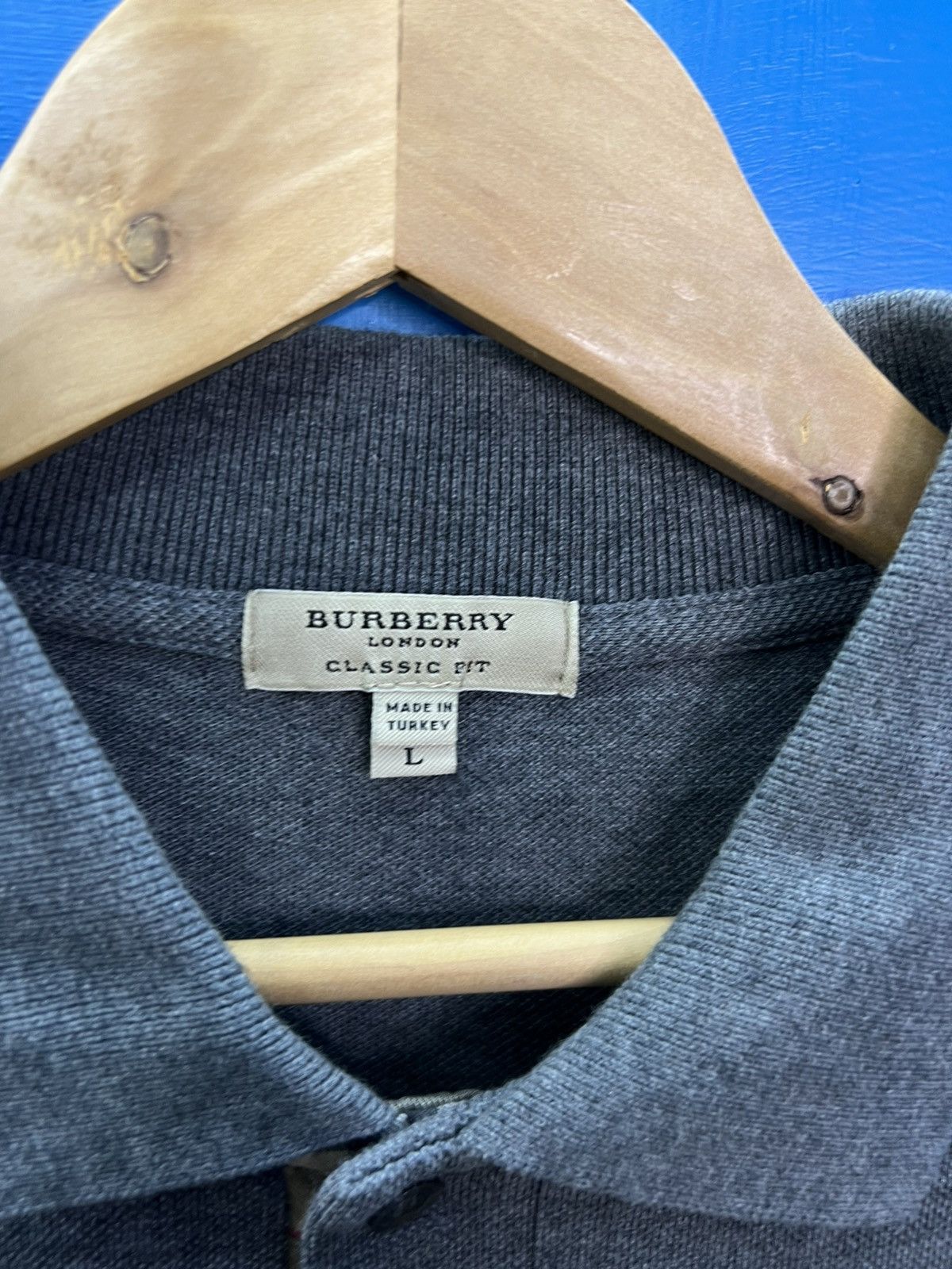 Burberry Burberry London Classic Fit Polo Shirt Size US L / EU 52-54 / 3 - 8 Thumbnail
