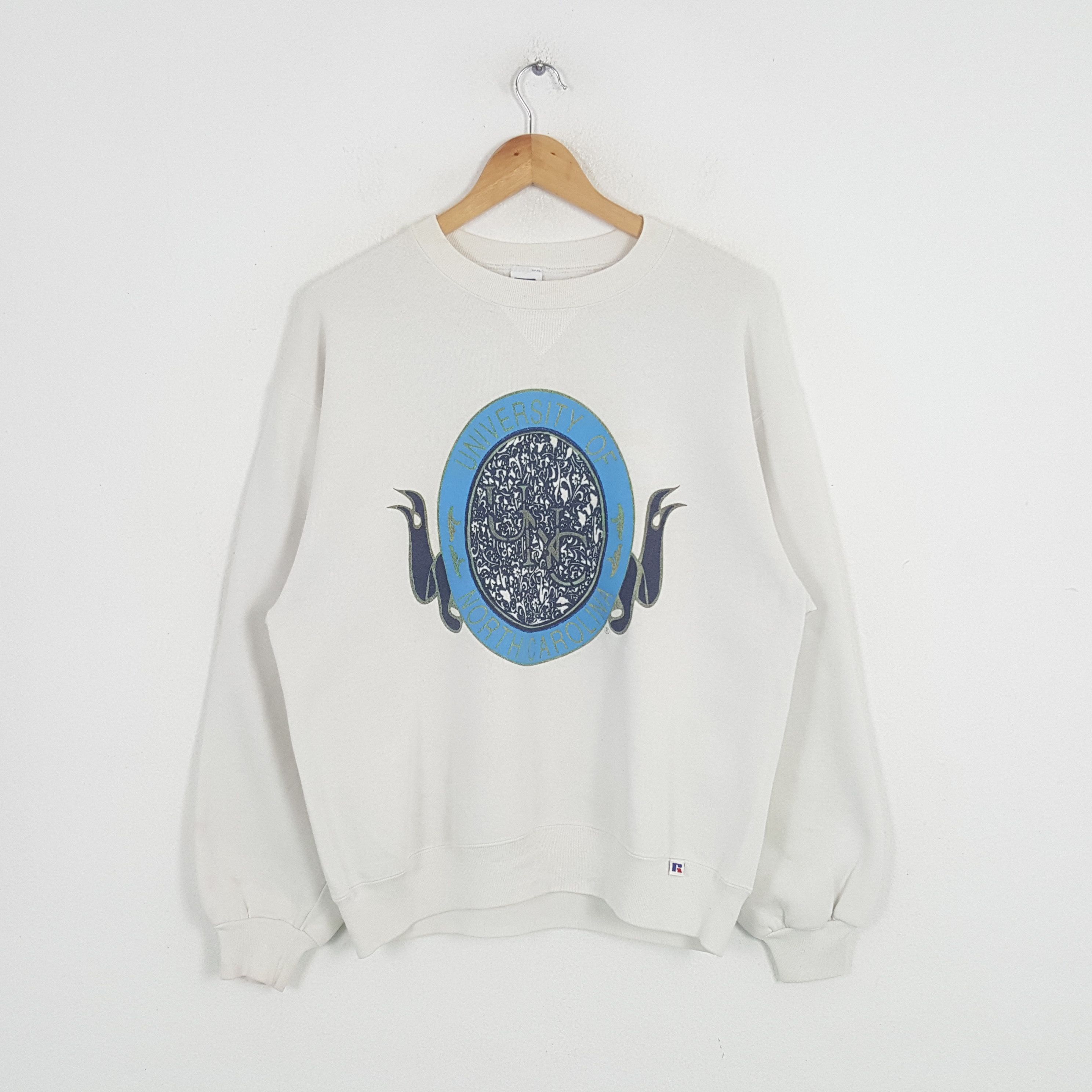 Carolina Herrera × Vintage Vintage University of North Carolina UNC 90's Sweatshirt Size US L / EU 52-54 / 3 - 1 Thumbnail