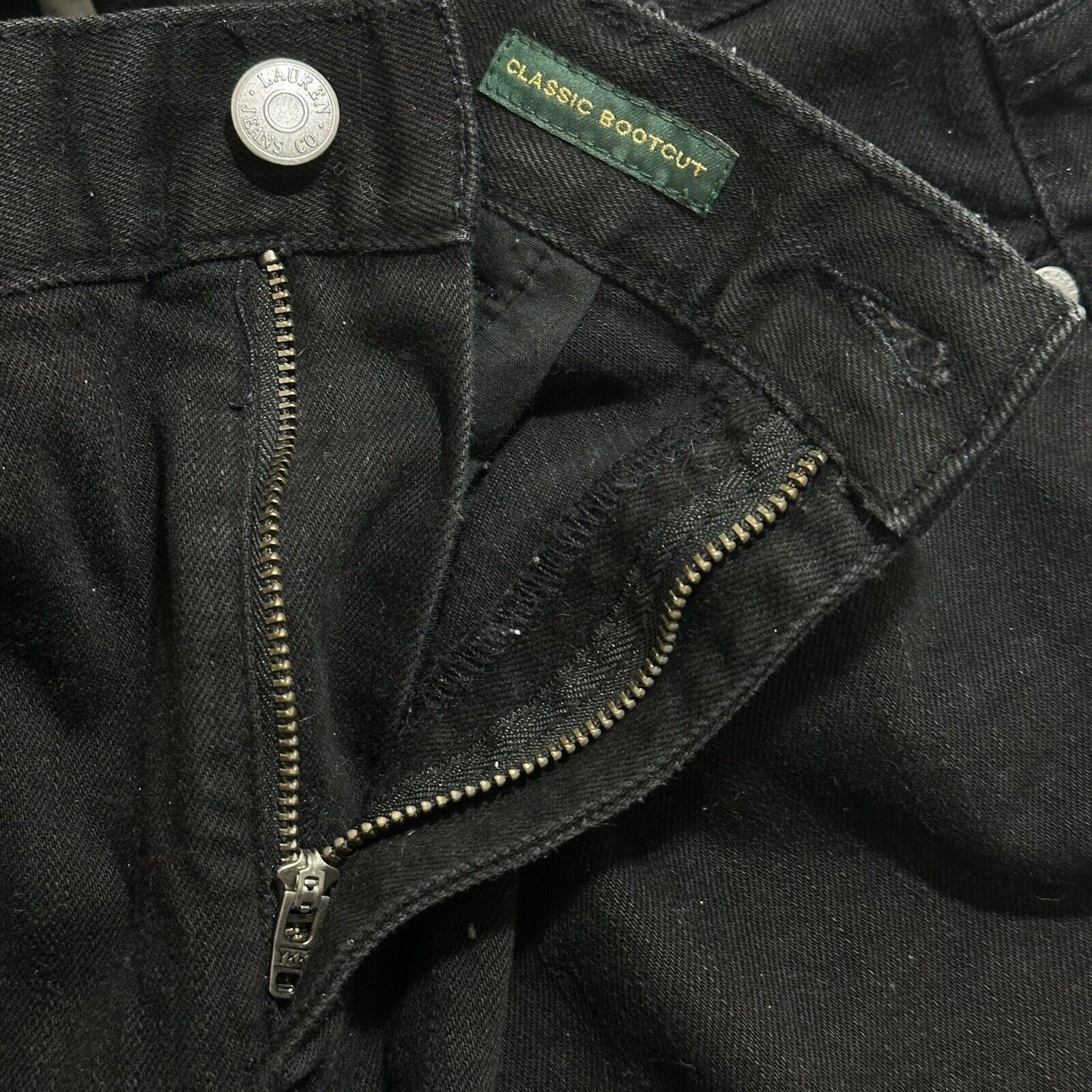 Lauren Ralph Lauren Lauren Ralph Lauren LRL 14 Bootcut Black Jeans (36x28) Size 36" / US 14 / IT 50 - 4 Thumbnail