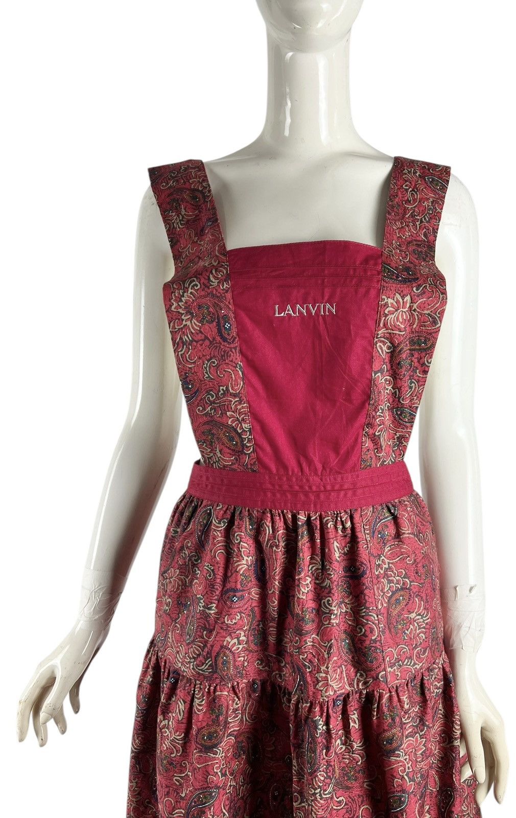 Lanvin 80s Vintage LANVIN PARIS Apron Size ONE SIZE - 5 Thumbnail