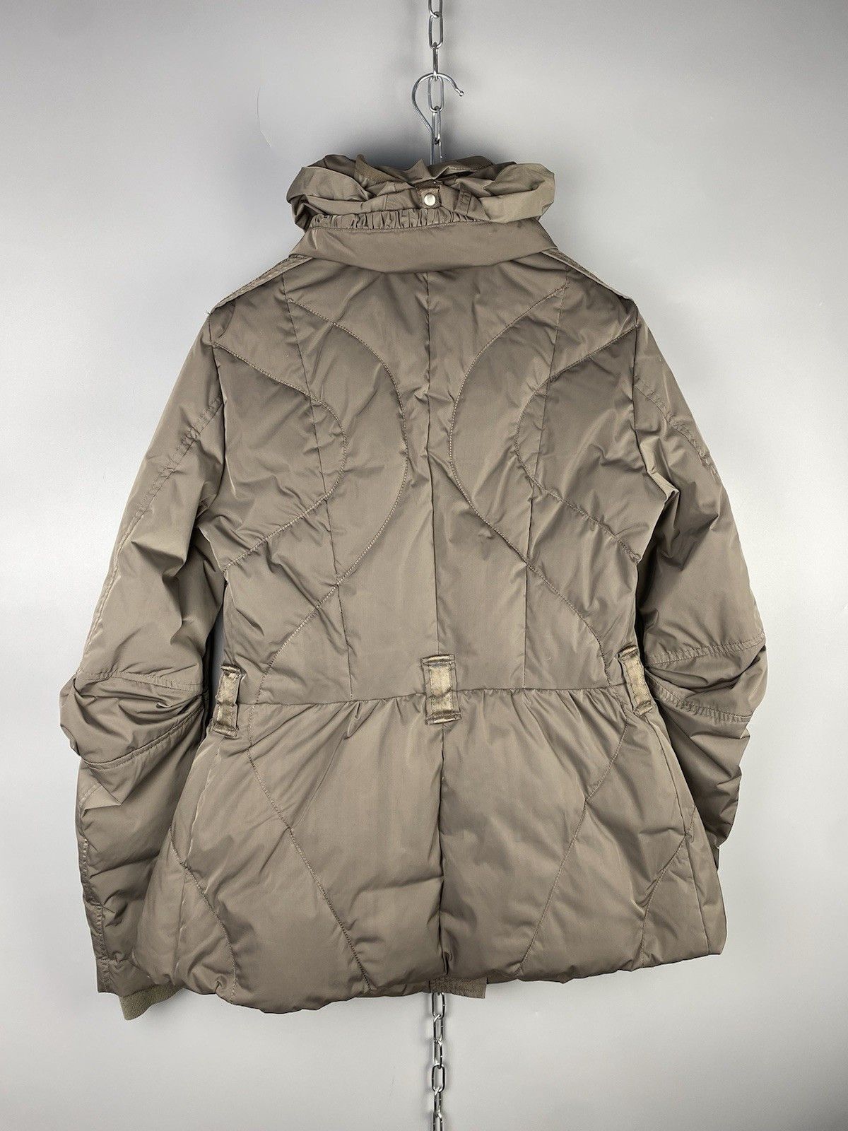 Marithe + Francois Girbaud Marithe Francois Girbaud Beige Down Jacket Puffer Size S / US 4 / IT 40 - 12 Thumbnail