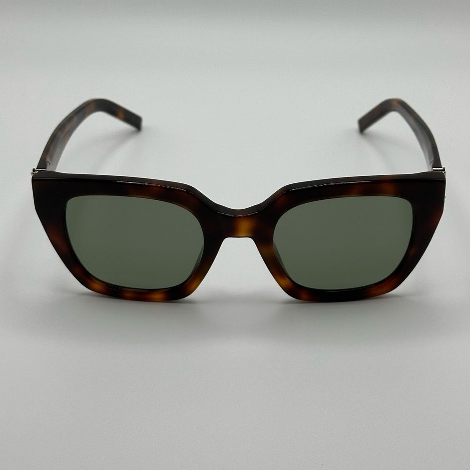 Yves Saint Laurent NEW SAINT LAURENT SUNGLASSES SL M143 003 Havana Green Women Size ONE SIZE - 1 Thumbnail
