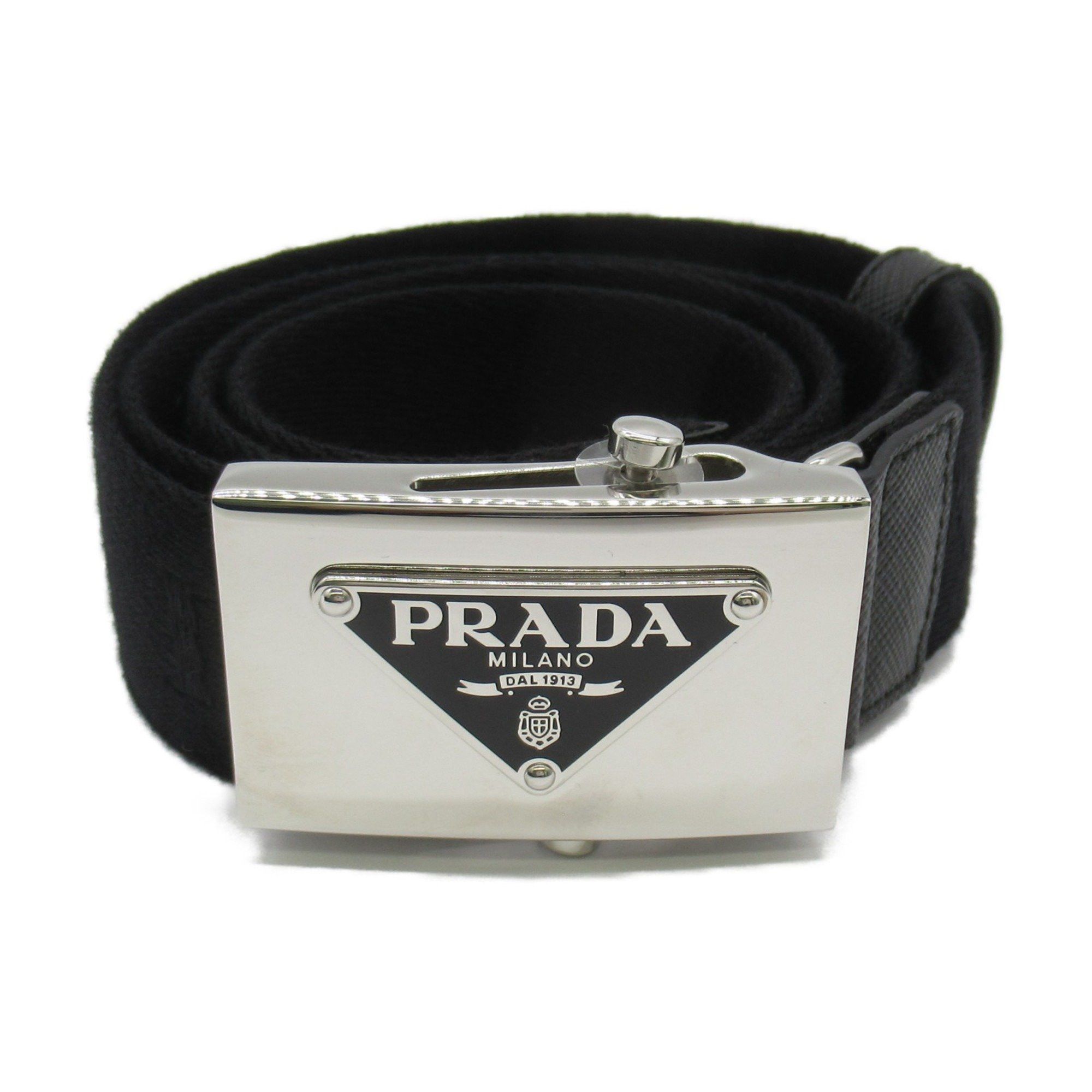 image of Prada Belt Black Leather 2Cn085Zslf000290, Women's