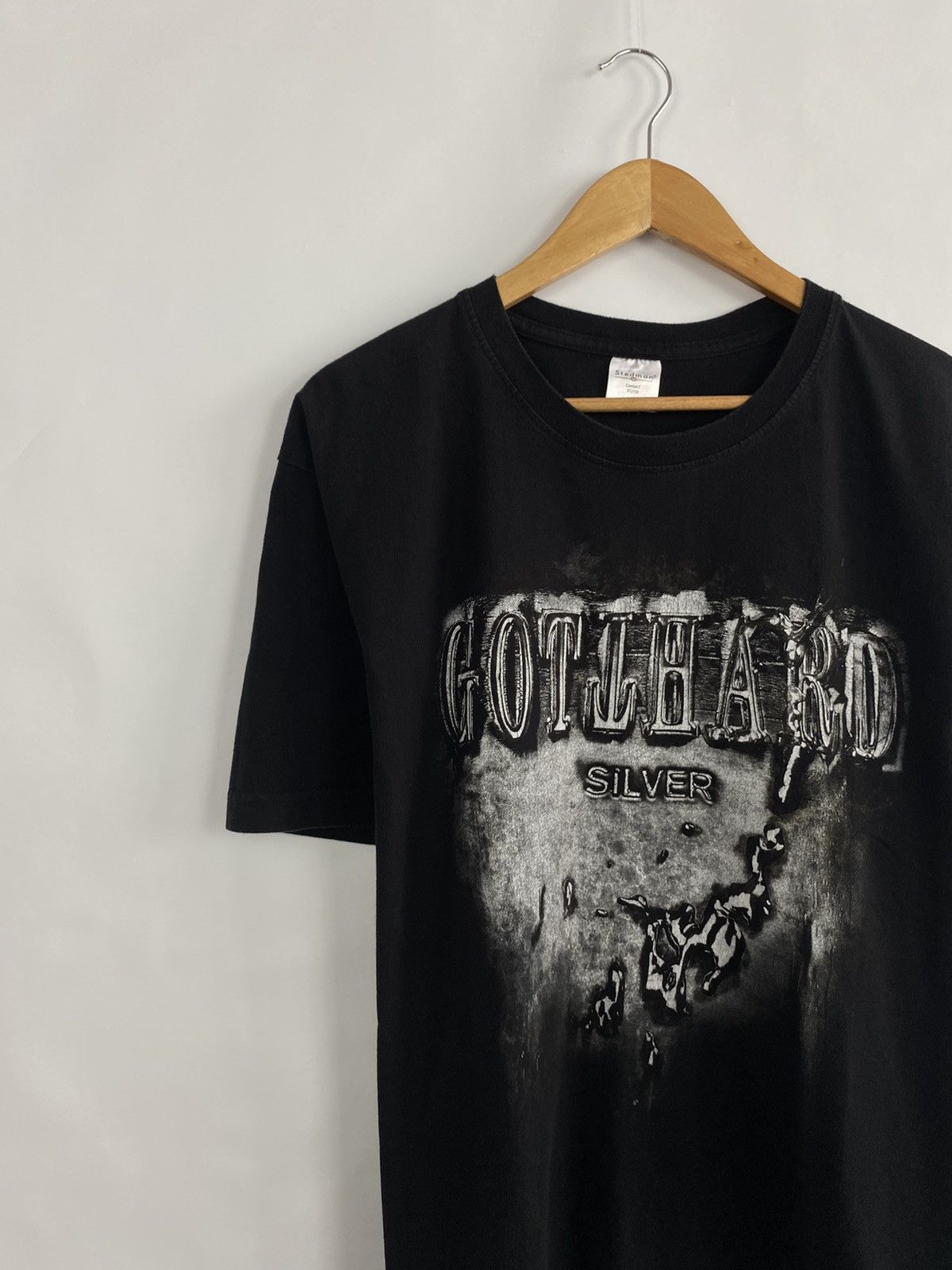 Band Tees Vintage GOTTHARD Silver Rock Band t-shirt rare retro hype Size US XL / EU 56 / 4 - 1 Thumbnail