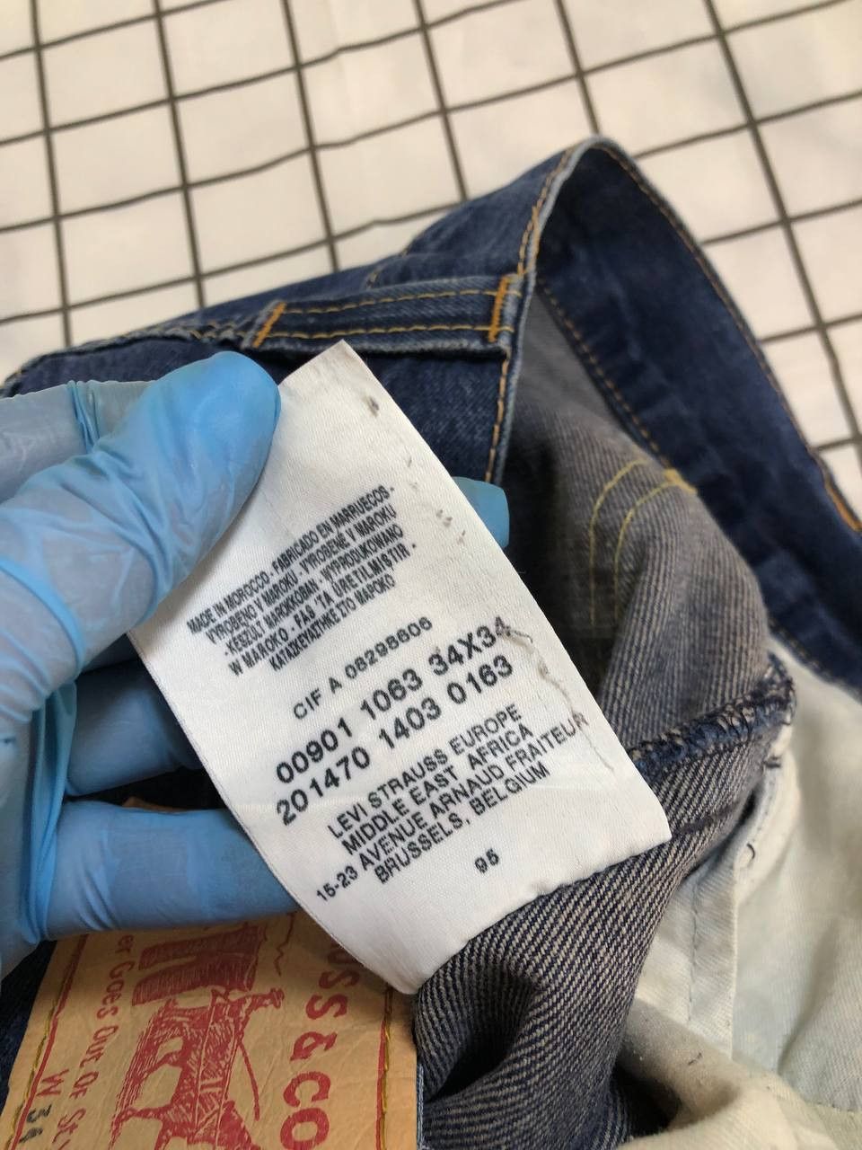 Levi's Levis 901 Relaxed Straight Leg Fit Cotton Denim Jean Size US 34 / EU 50 - 14 Thumbnail