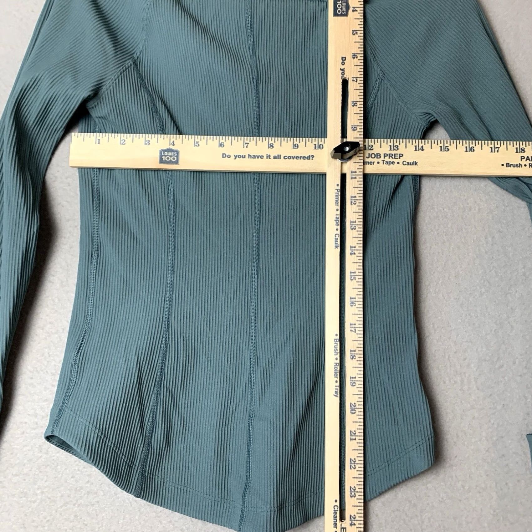 Athleta Athleta Jacket Women XS Green Full Zip Ribbed Thumbholes Y2K Athletic Activewear Casual Travel Size XS / US 0-2 / IT 36-38 - 6 Thumbnail