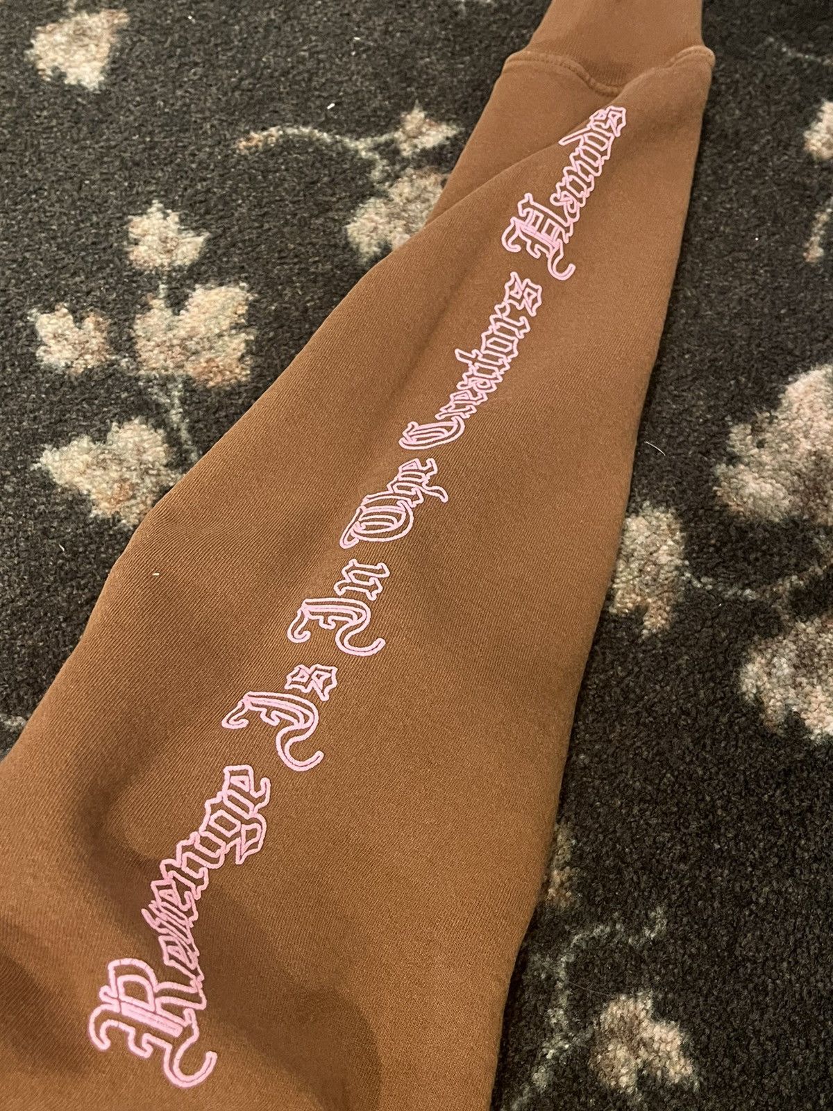 Revenge Revenge hoodie Brown+Pink Size US S / EU 44-46 / 1 - 3 Thumbnail