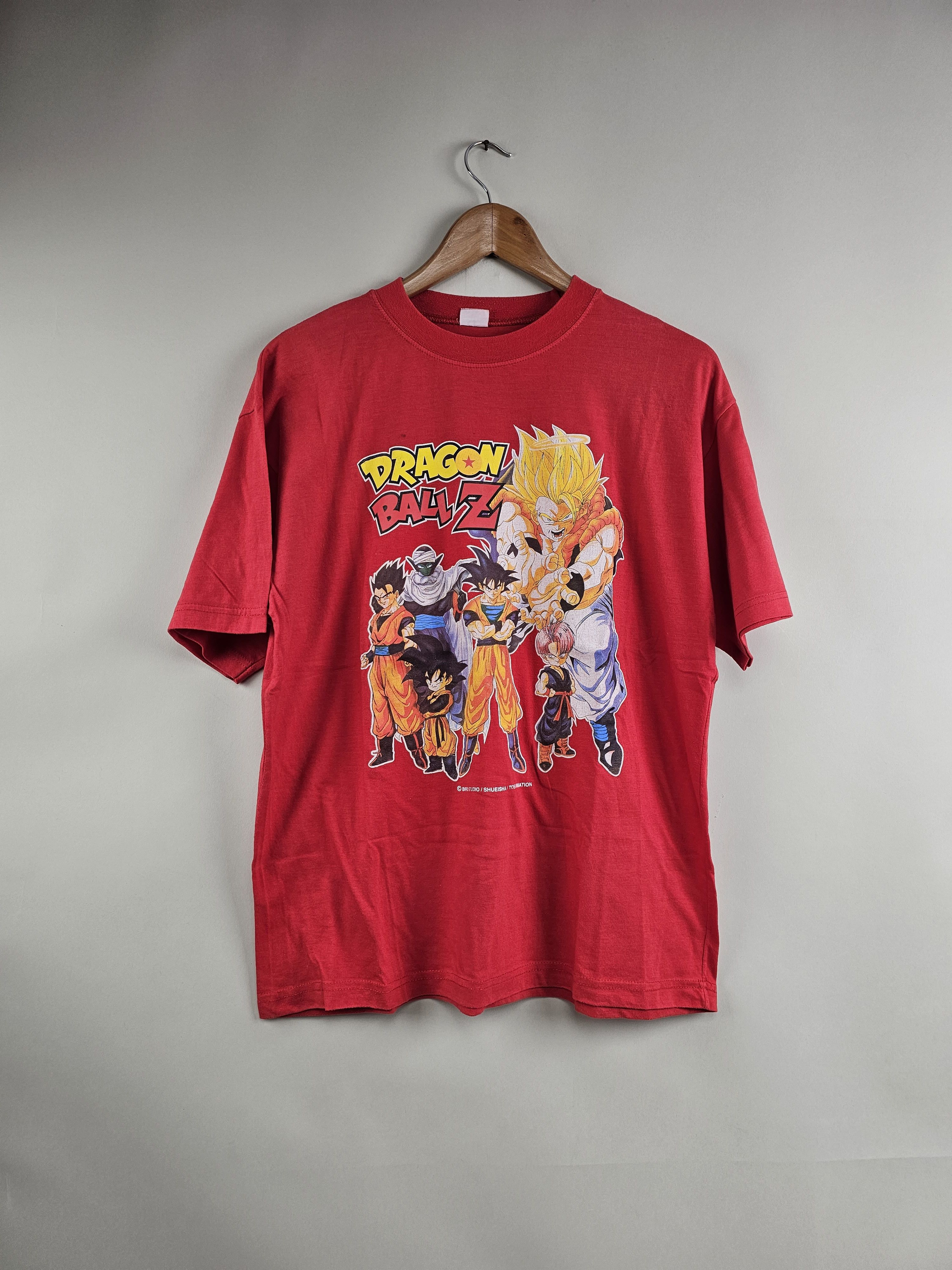 image of Anima x Movie 90's Dragon Ball Z L 21" 26.5" in Red, Men's (Size Medium)