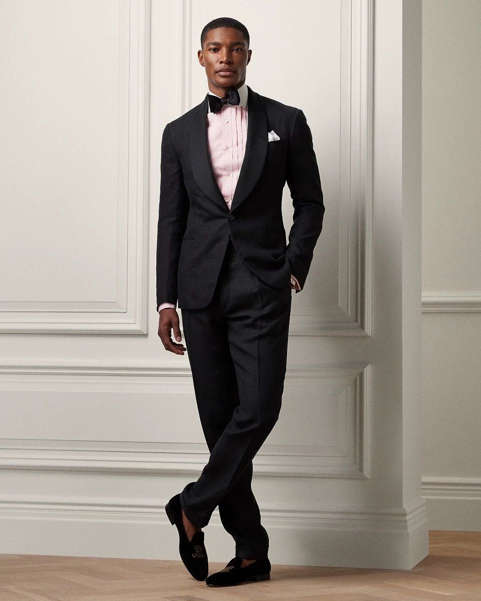 Ralph Lauren RALPH LAUREN Purple Label 100% Linen Naples Pleated Trousers Size US 34 / EU 50 - 3 Thumbnail