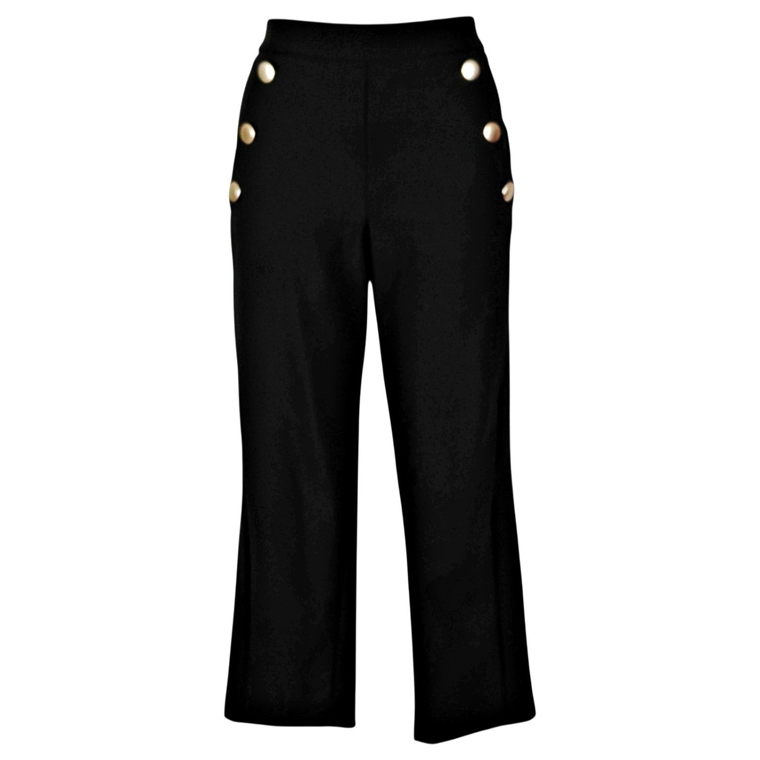 Other Haver & Blair Pull On Straight Leg Cropped High Rise Pants Size 29" - 2 Thumbnail