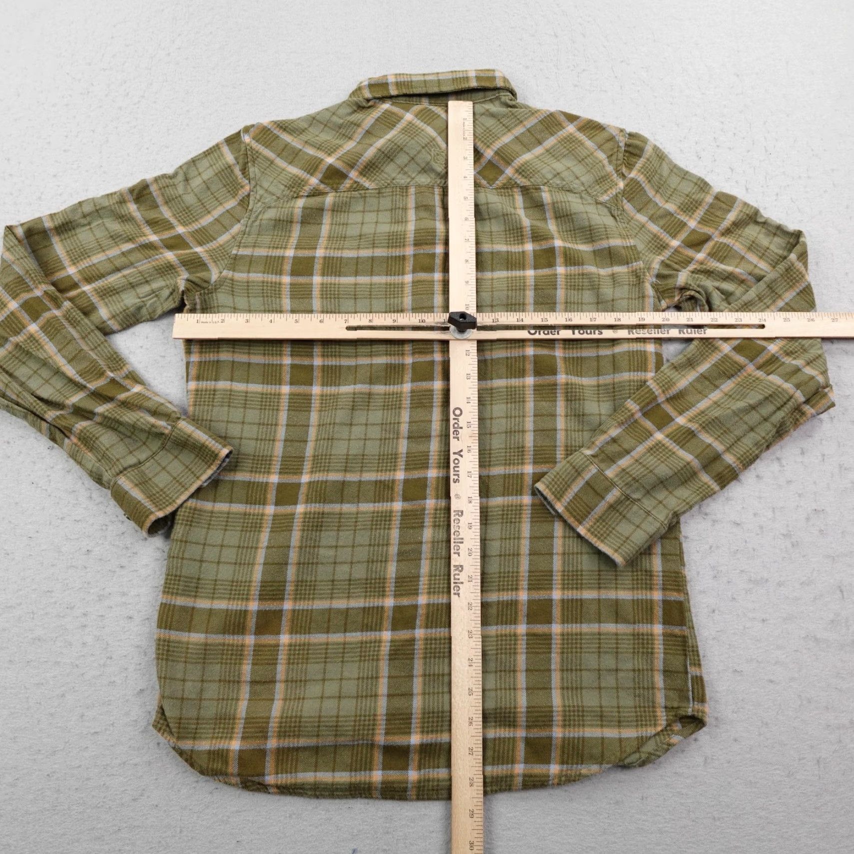 Vintage 5.11 Tactical Shirt Mens Small Green Plaid Flannel Button-Up Utility Outdoors Shirt Size US S / EU 44-46 / 1 - 5 Thumbnail