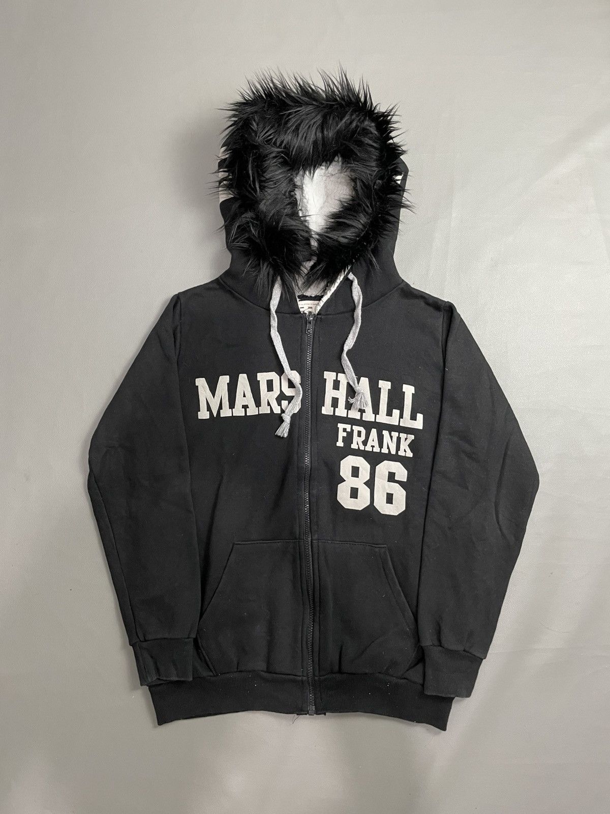 Japanese Brand Poem Marshal Frank Zip Fur Hoodie Size US M / EU 48-50 / 2 - 1 Thumbnail