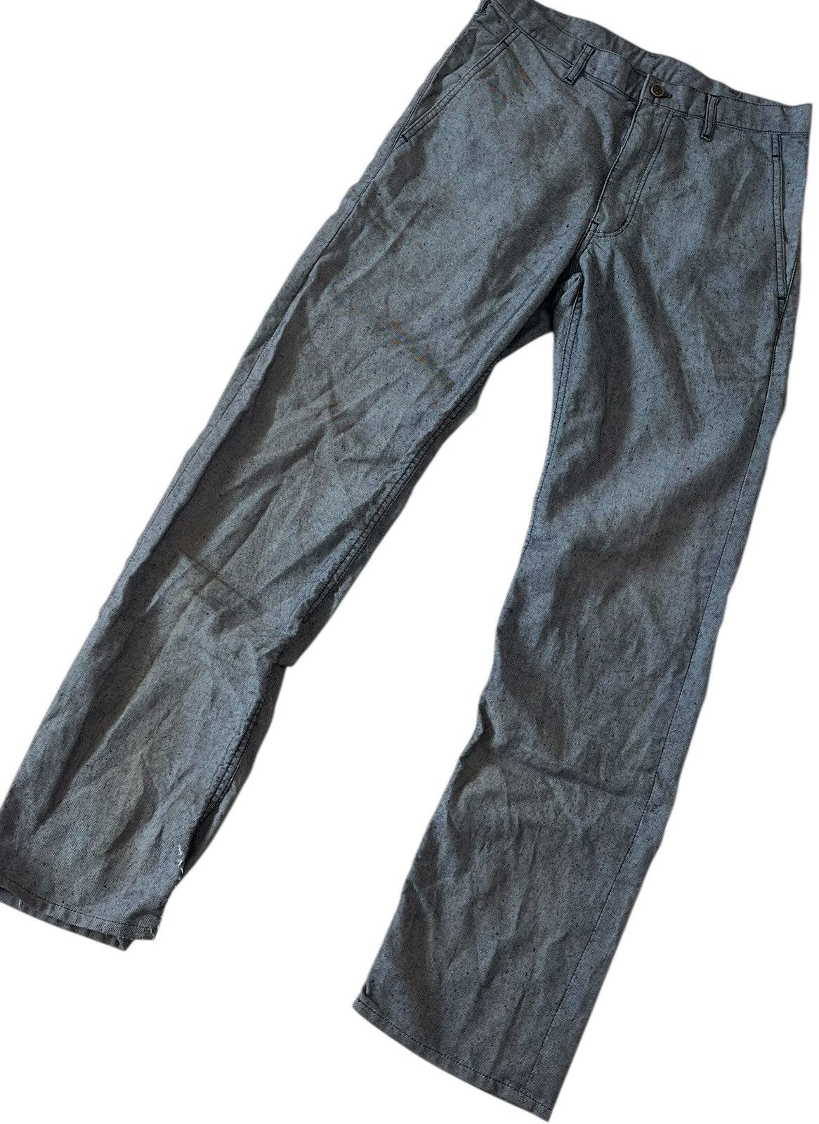 Comme des Garcons Cdg homme deux AD2014 salt & pepper straight trousers Size US 29 - 2 Thumbnail