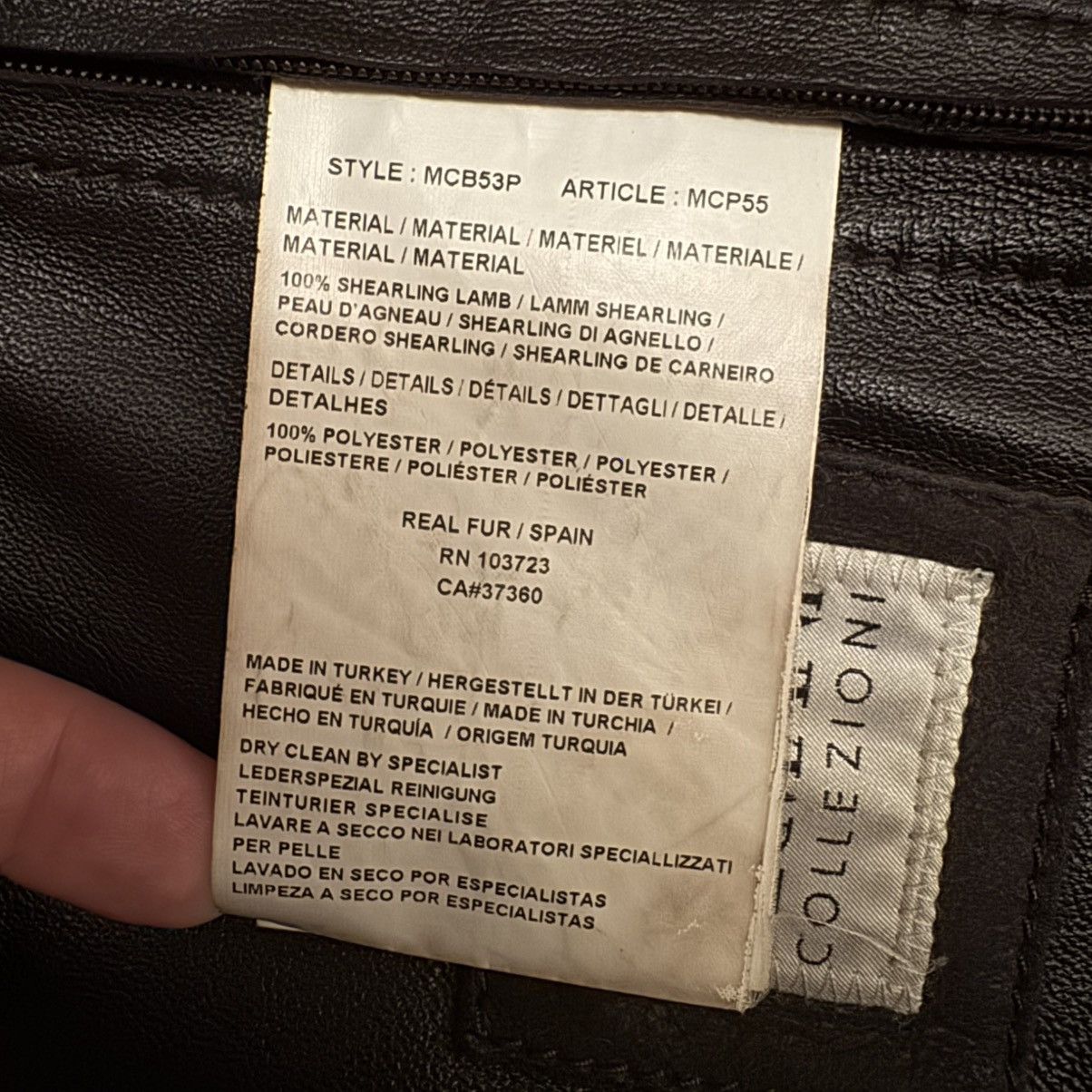 Armani Collezioni Armani Collezioni 100% Sheepskin Shearling Leather Jacket Size US L / EU 52-54 / 3 - 11 Thumbnail