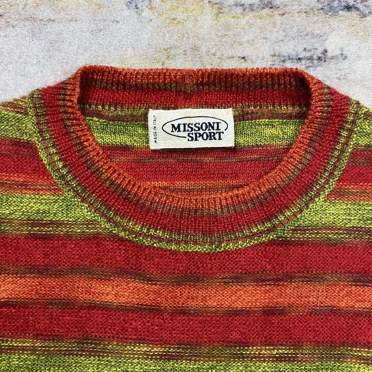 Missoni × Vintage missoni sport wool stripes knit sweater Size US S / EU 44-46 / 1 - 5 Thumbnail