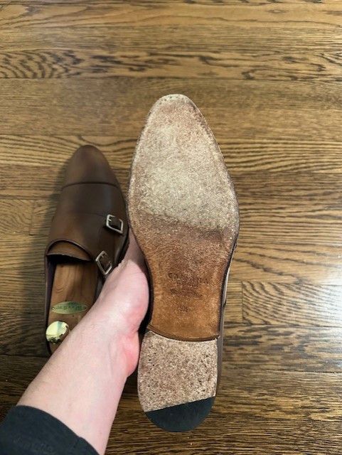Carmina Carmina Inca Double Monk Vegano Brown 9.5uk 10.5us Size US 10.5 / EU 43-44 - 6 Thumbnail