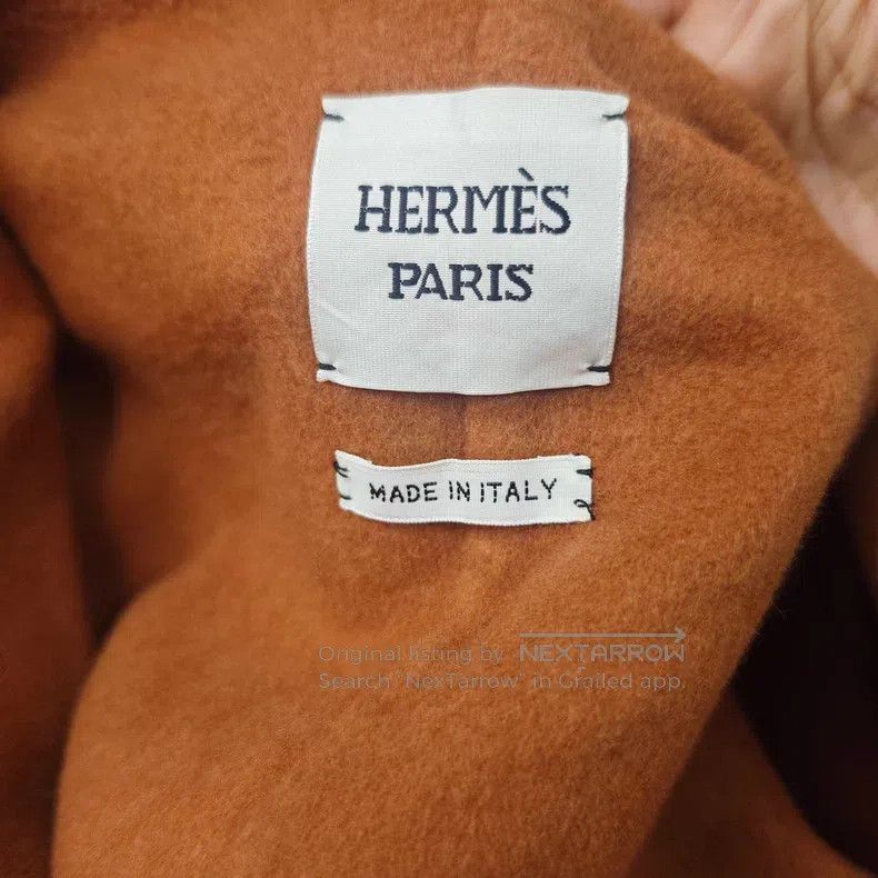 Hermes Hermes Orange Caramel Cashmere Tweed Jacket Size XS / US 0-2 / IT 36-38 - 5 Thumbnail