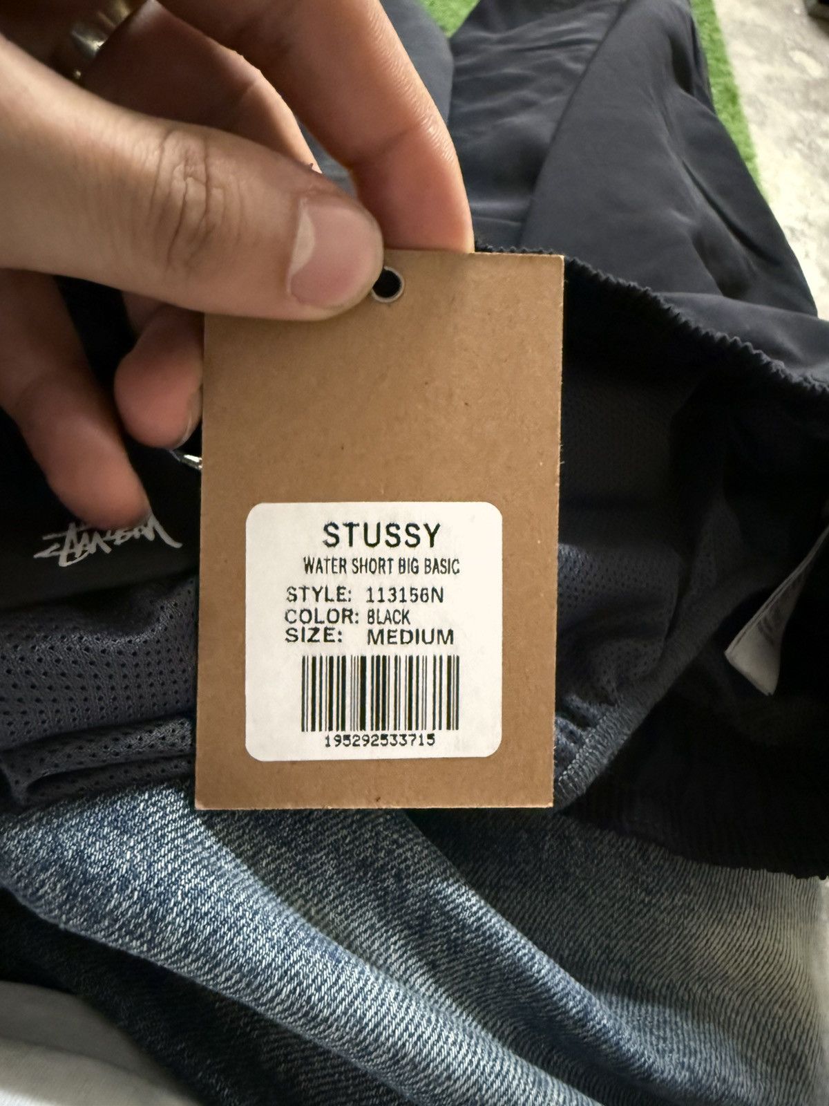 Stussy Study Swim Trunks Basic Logo Black Size US 32 / EU 48 - 5 Thumbnail