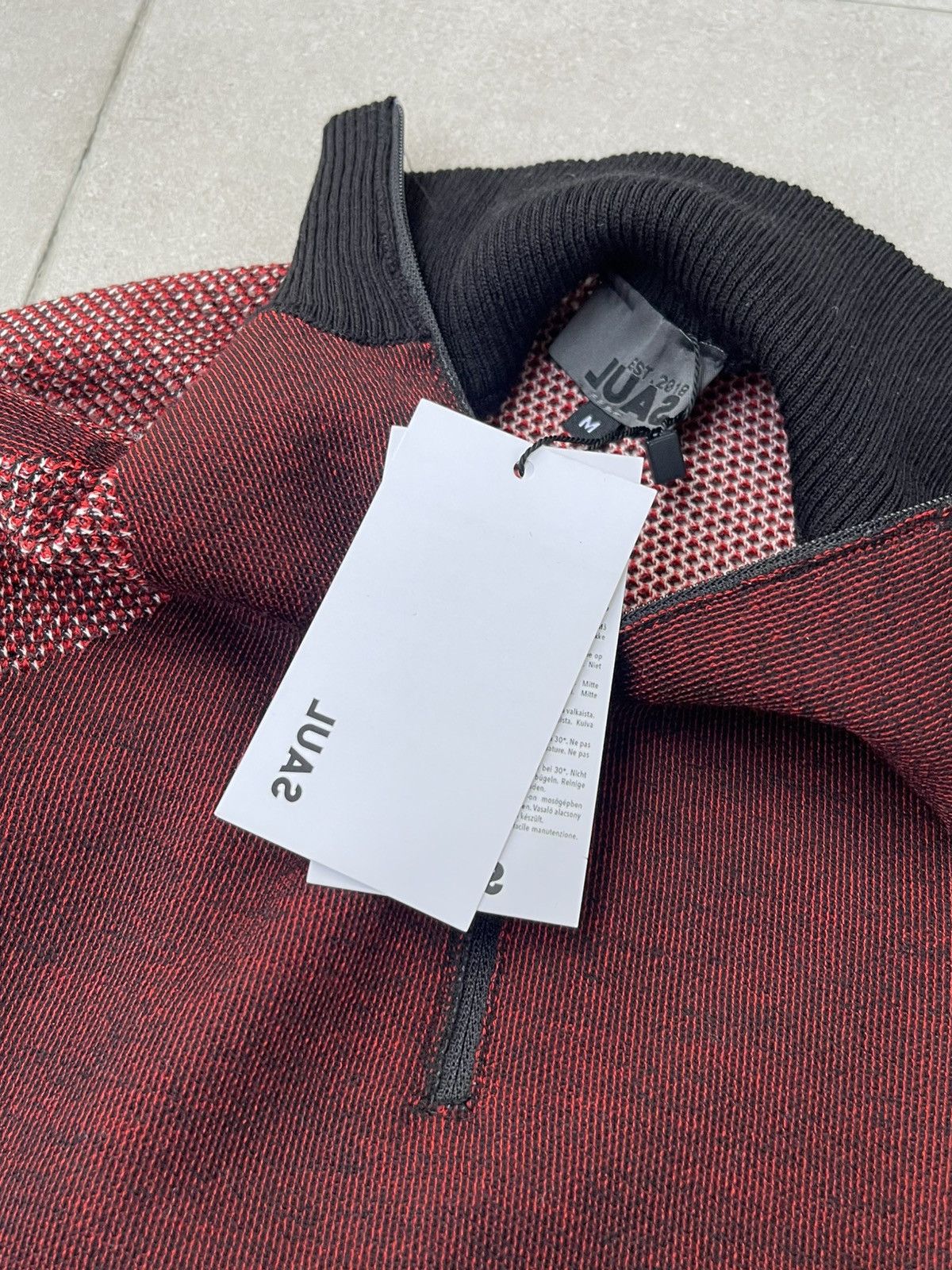 Saul Nash !DS! FW22 Saul Nash Red Open Knit Turtleneck Size US M / EU 48-50 / 2 - 21 Thumbnail