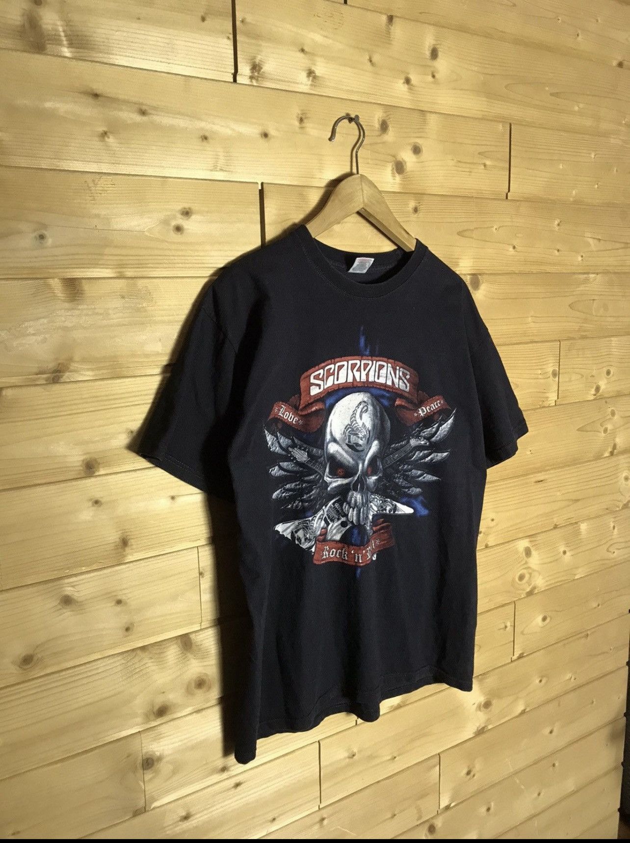 Vintage Vintage 00s Scorpions t shirt Size US L / EU 52-54 / 3 - 1 Thumbnail
