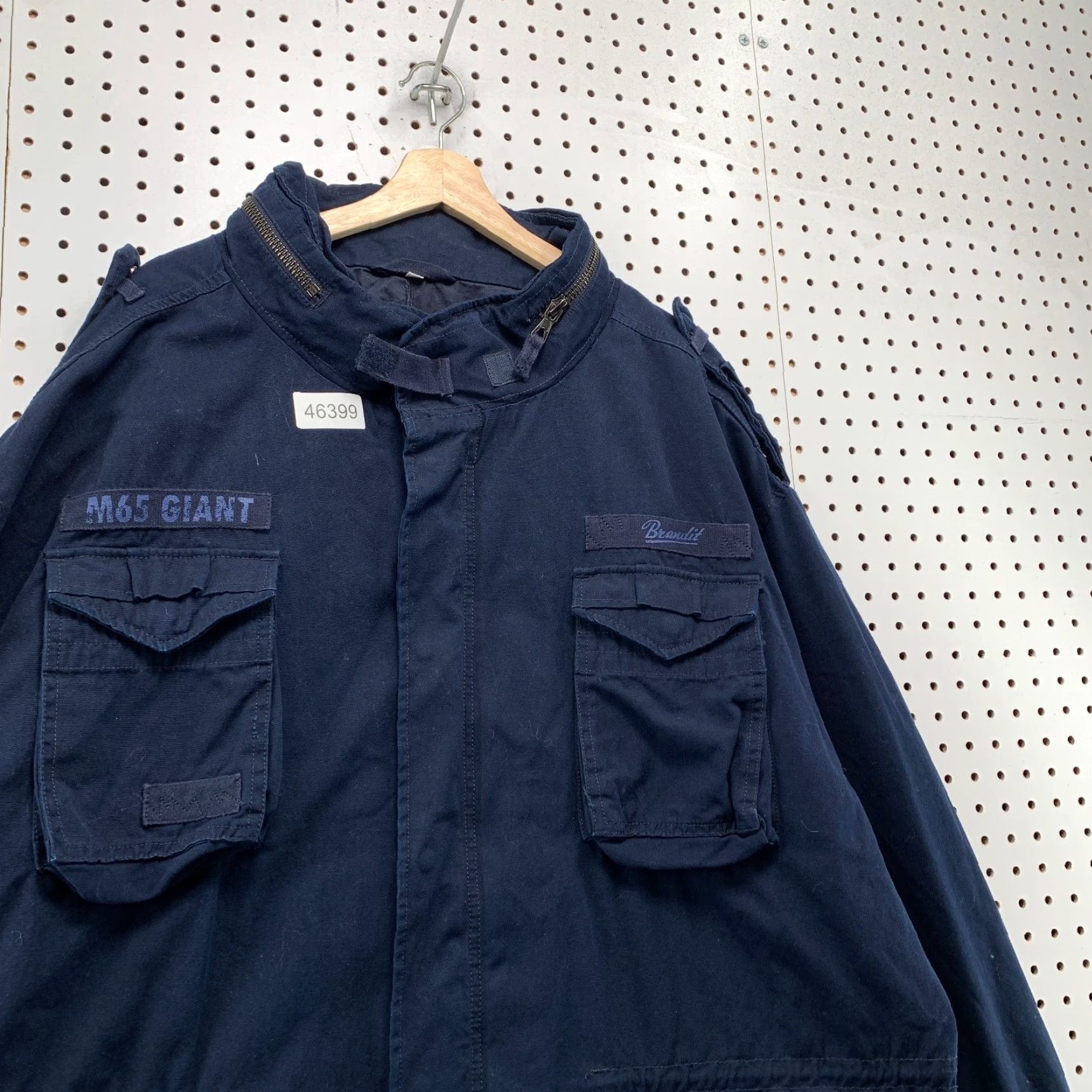 Vintage Brandit M65 Giant Military Jacket Mens 6XL Navy Blue Field Coat Heavyweight Jacket Mens 6XL Navy Blue Military Jacket Field Coat Heavyweight Size US XXL / EU 58 / 5 - 5 Thumbnail