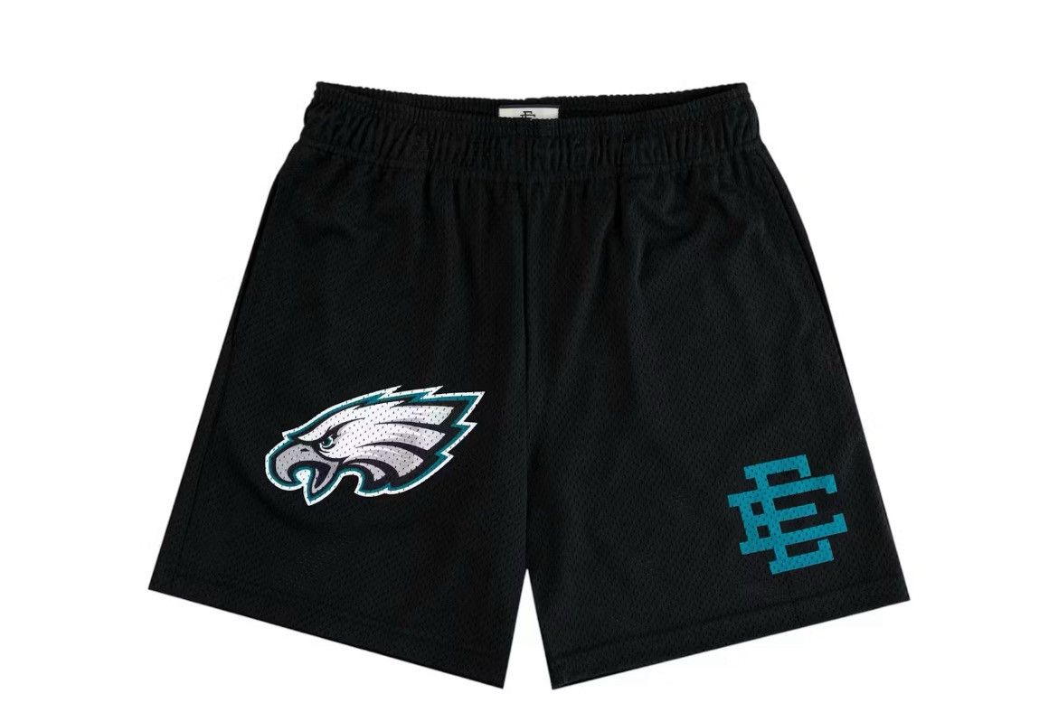 Eric Emanuel Eric Emanuel black Philadelphia Eagles shorts medium Size US 30 / EU 46 - 1 Thumbnail