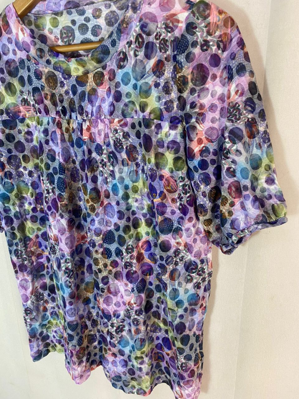 Japanese Brand Imprevisto multicolor blouse shirt Size M / US 6-8 / IT 42-44 - 2 Thumbnail