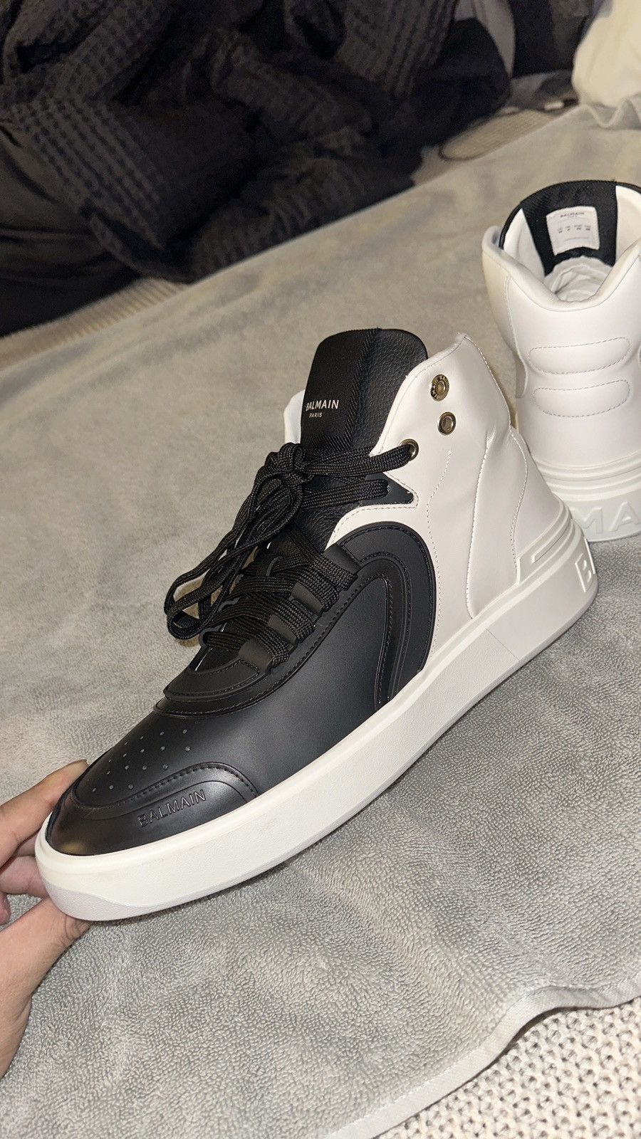 Balmain Balmain Skate High Top Sneakers DS Size US 10 / EU 43 - 8 Thumbnail