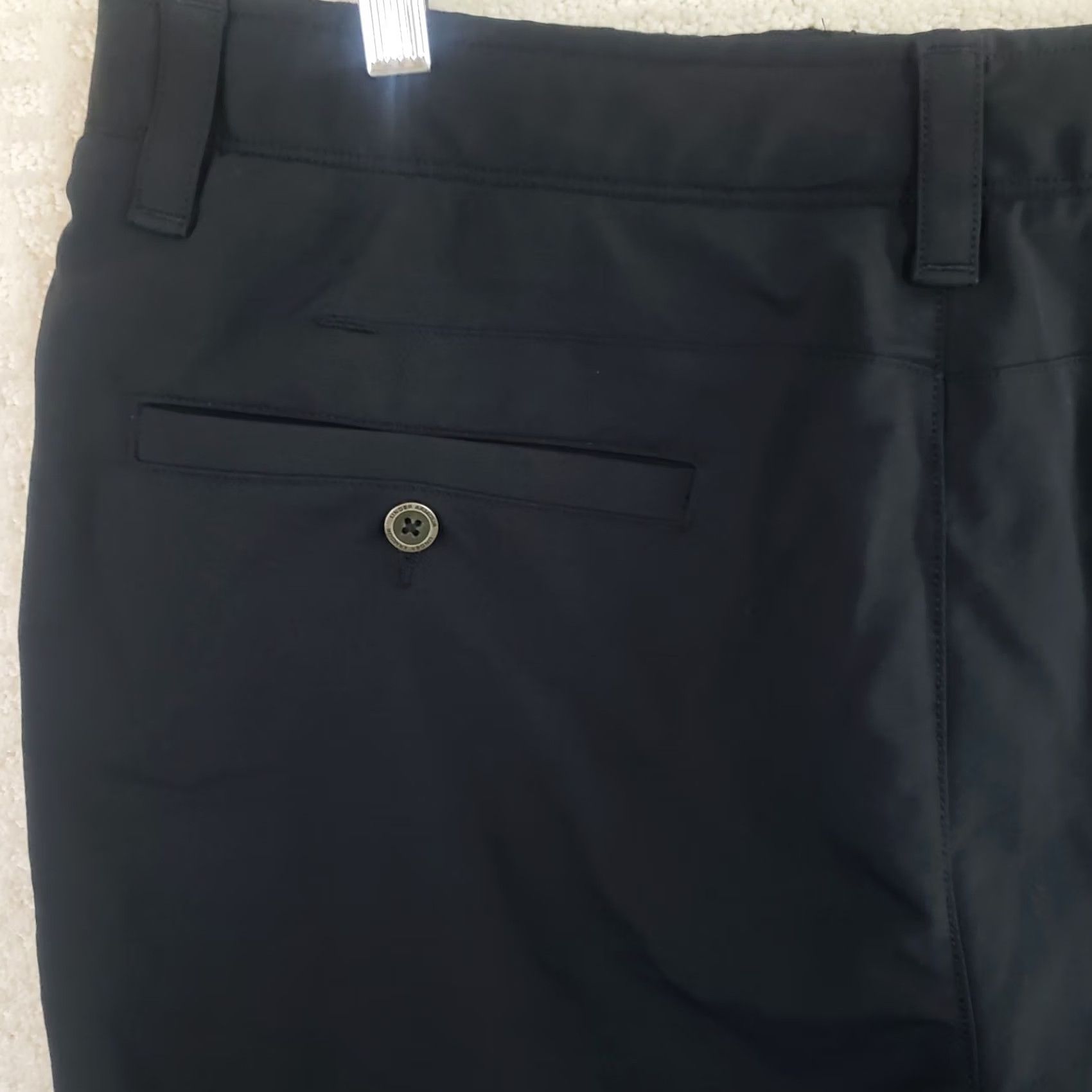 Under Armour Under Armour Shorts Mens 38 Black Golf HeatGear Stretch Quick Dry Pockets 10 Inseam–Loose Fit Regular Size 38 Size US 38 / EU 54 - 7 Thumbnail