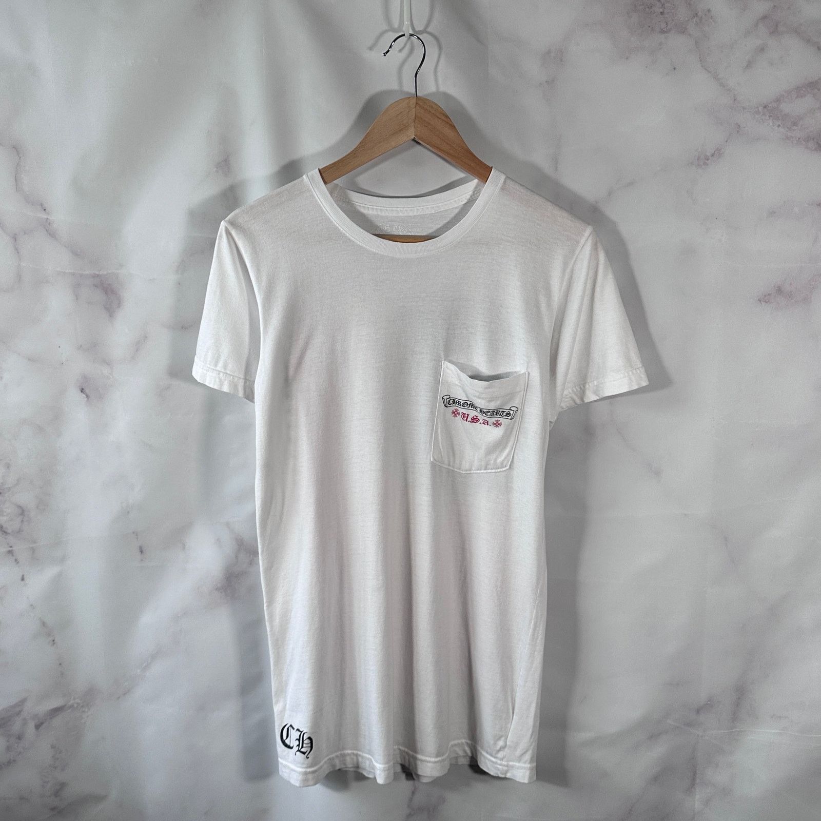 Chrome Hearts White American Flag Tee Size US S / EU 44-46 / 1 - 4 Thumbnail