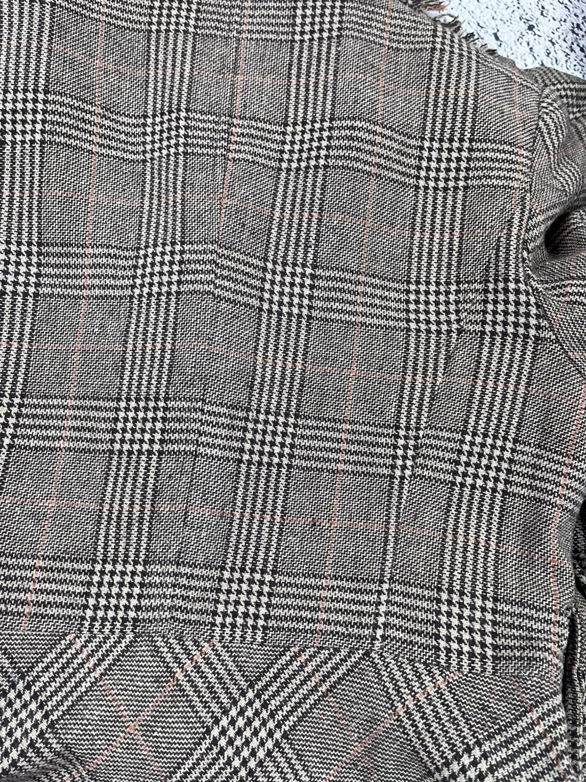 Kenzo Vintage Kenzo Plaid Coat Frayed Trim Wool Blend Womens 38 Size XS / US 0-2 / IT 36-38 - 19 Thumbnail
