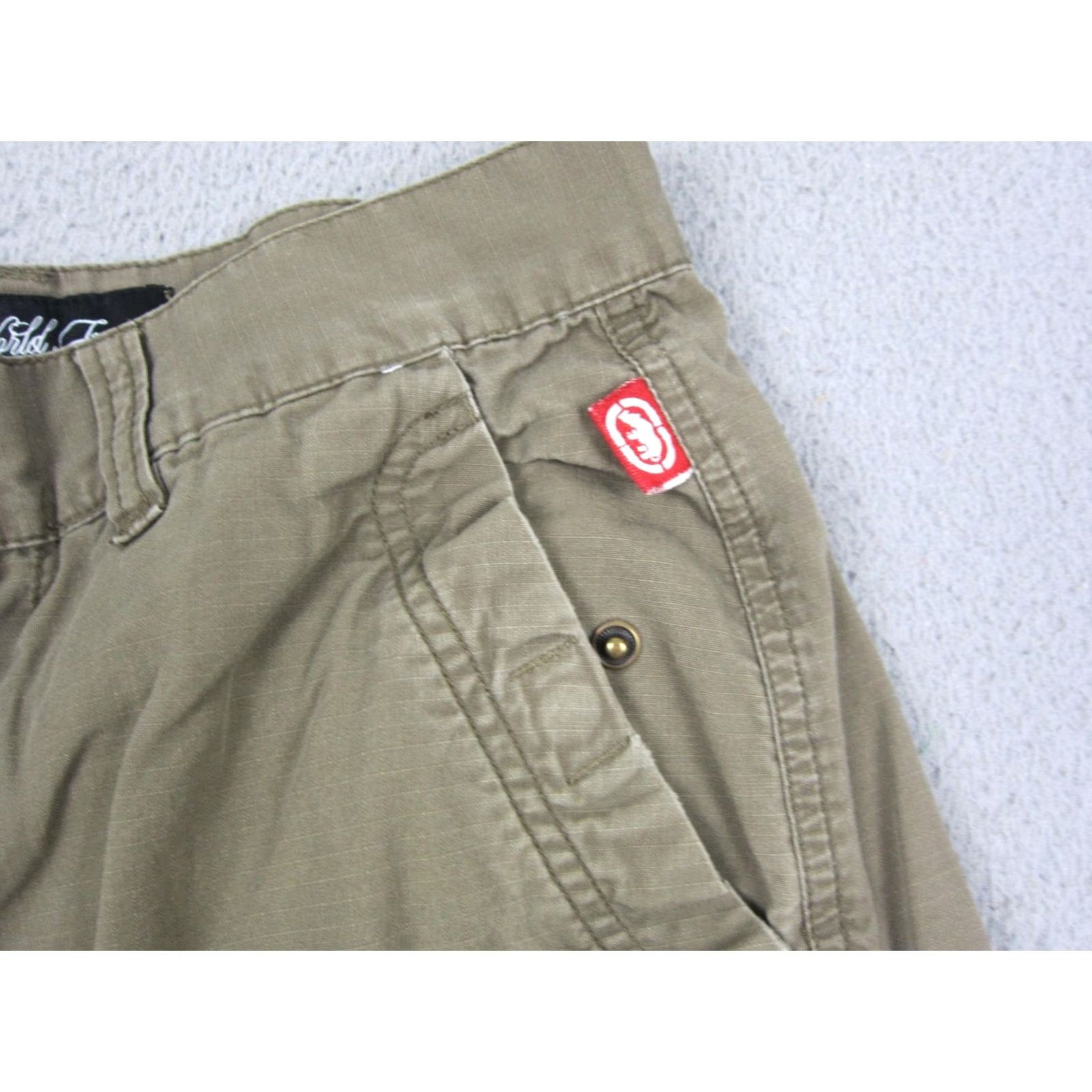 Ecko Unltd. Ecko Unltd. Shorts Cargo Canvas Zip Pockets Brown 30 Mens 90s Casual Workwear Vintage Style Finally 90s Theme Mens Size US 30 / EU 46 - 3 Thumbnail