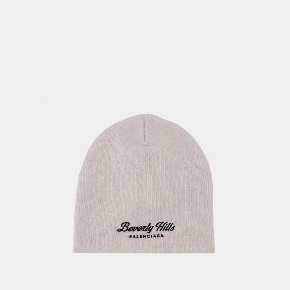 Balenciaga o1w1db10126 Size: 1 / Beverly Hills Beanie Hat / Cap Beige Size ONE SIZE - 1 Preview