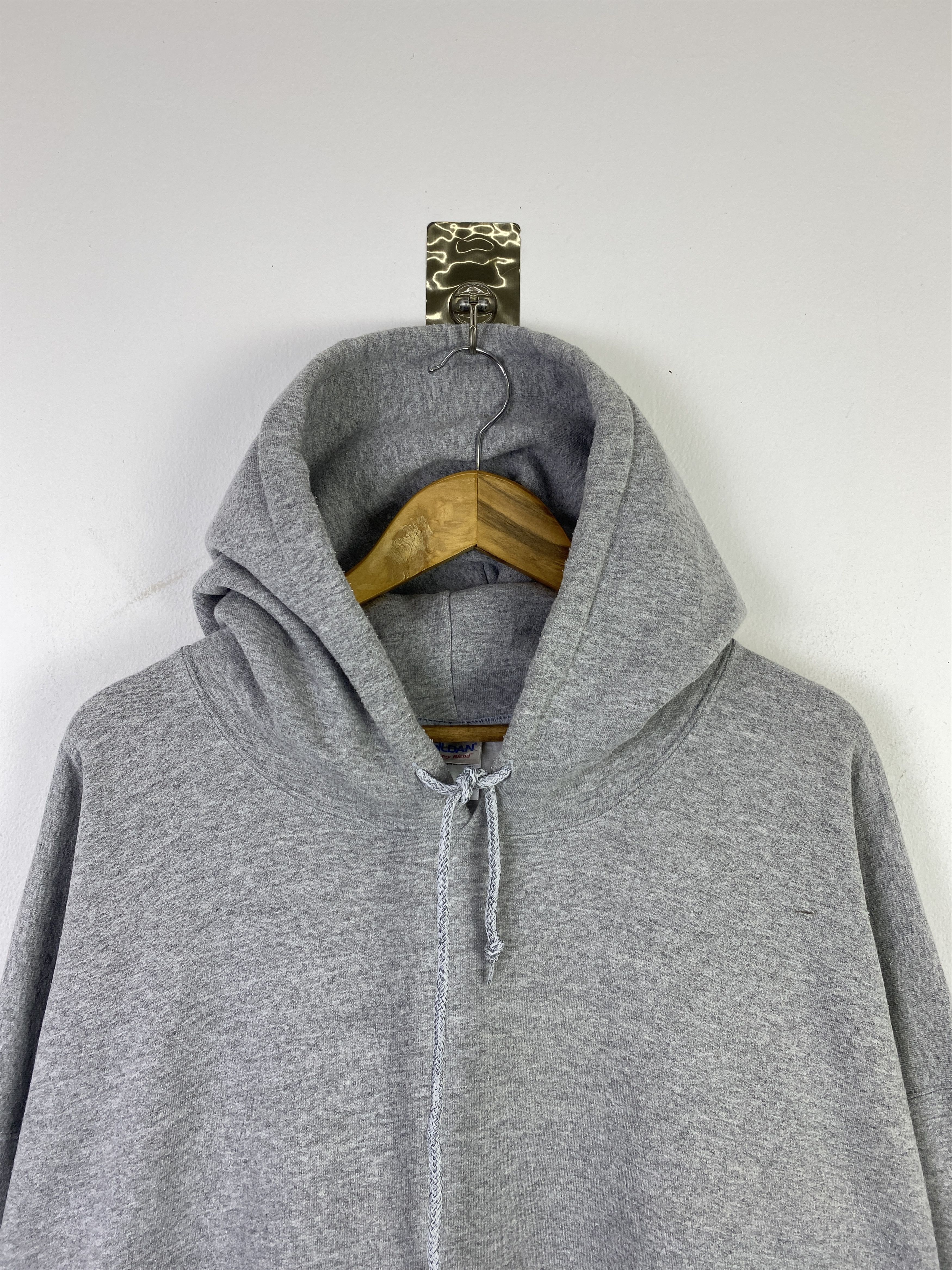 Gildan Vintage Gildan Plain Pullover Oversized Hoodie SH0395 Size US XXL / EU 58 / 5 - 9 Thumbnail