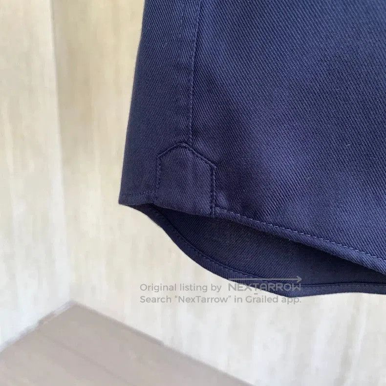 Brunello Cucinelli Brunello Cucinelli Blue Twill Shirt. Size US M / EU 48-50 / 2 - 8 Thumbnail