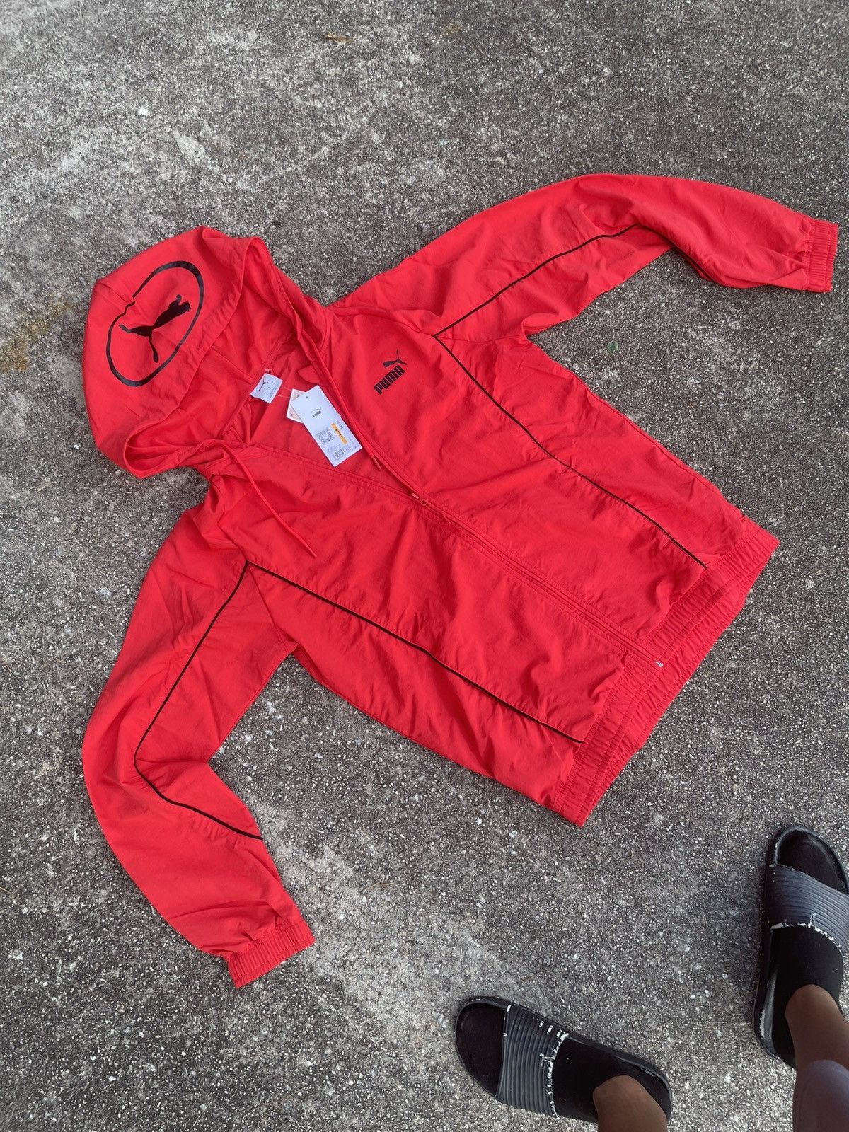 Puma Puma Hooded Windbreaker Size S / US 4 / IT 40 - 1 Thumbnail