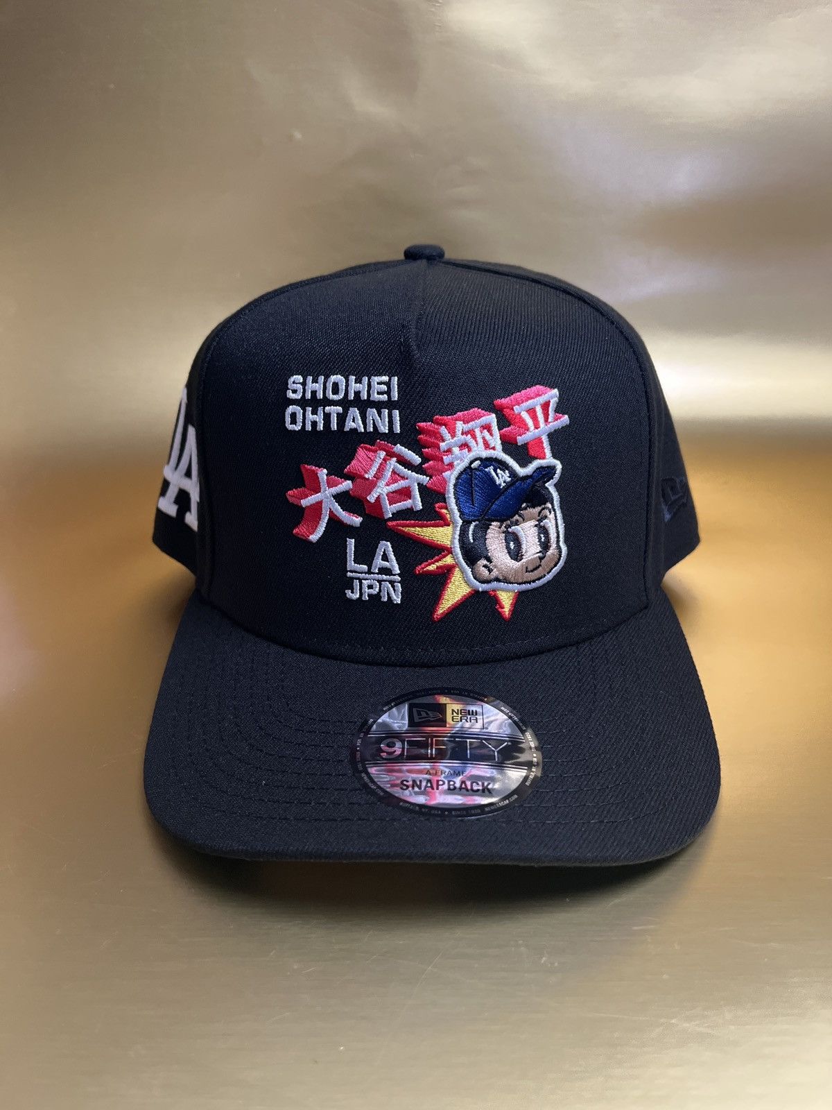New Era LA Dodgers Shohei Ohtani Black Doom 9fifty A-Frame