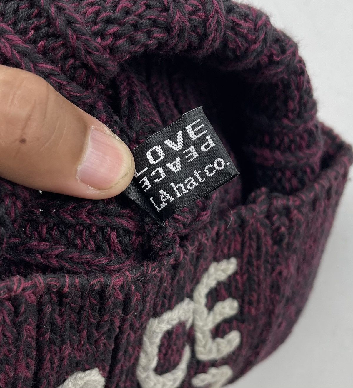 Japanese Brand love peace beanie hat tc35 Size ONE SIZE - 6 Thumbnail
