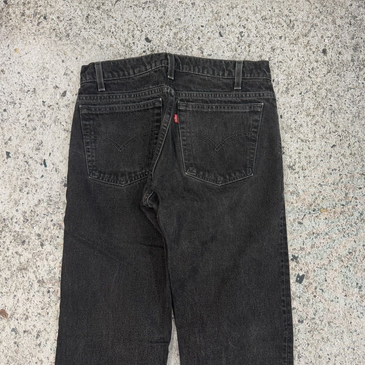 Levi's Vintage 90s Levi’s 505 Faded Black Jeans ERD Grunge Chrome Size US 32 / EU 48 - 4 Thumbnail