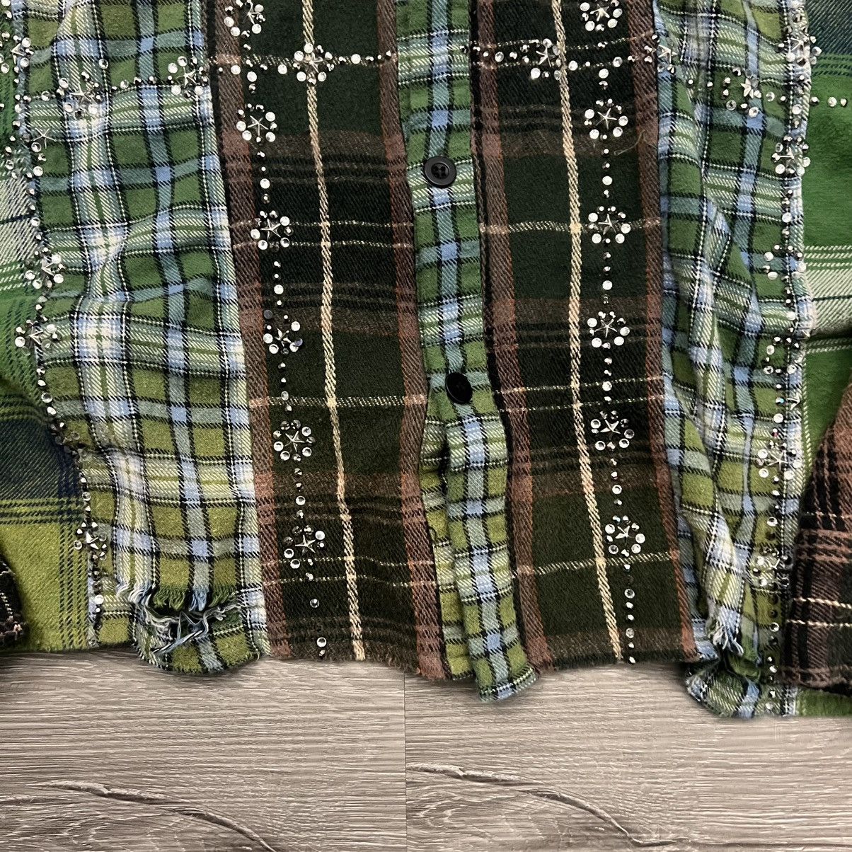 Vale Vale Forever Rhinestone Flannel Frankenstein Size US XL / EU 56 / 4 - 6 Thumbnail