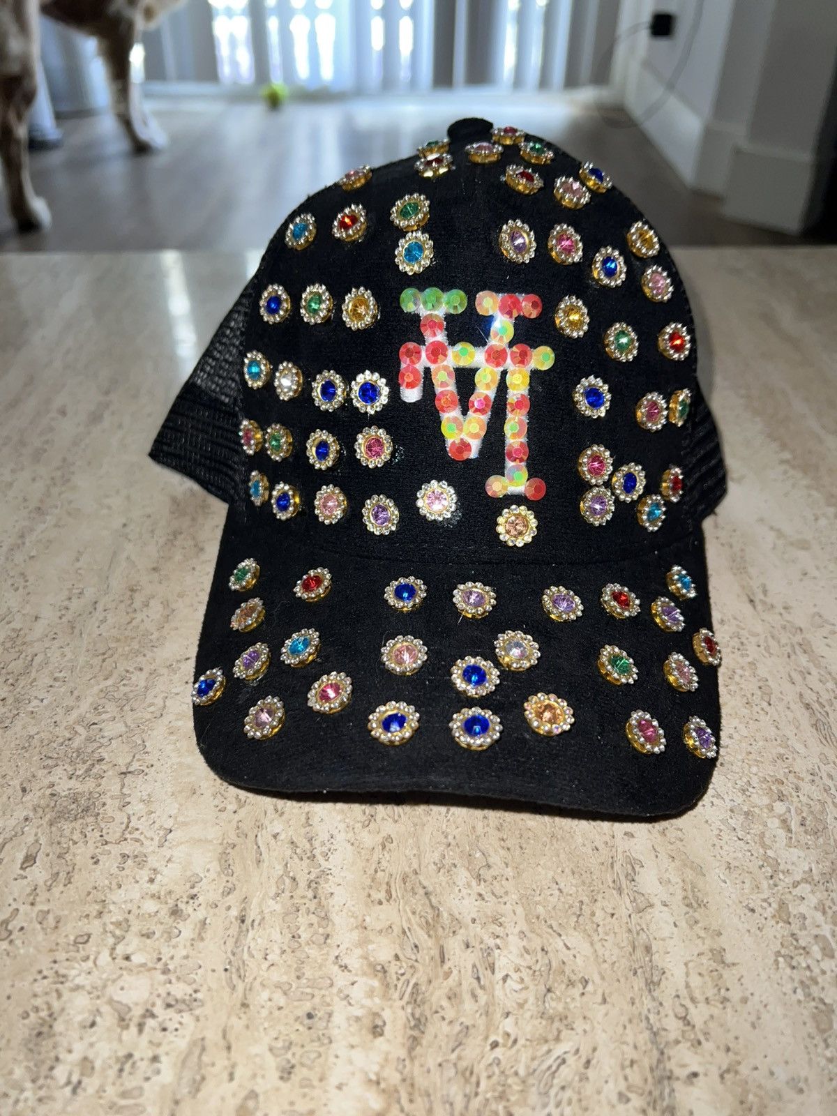 Other black la dodger hat custom Size ONE SIZE - 7 Thumbnail