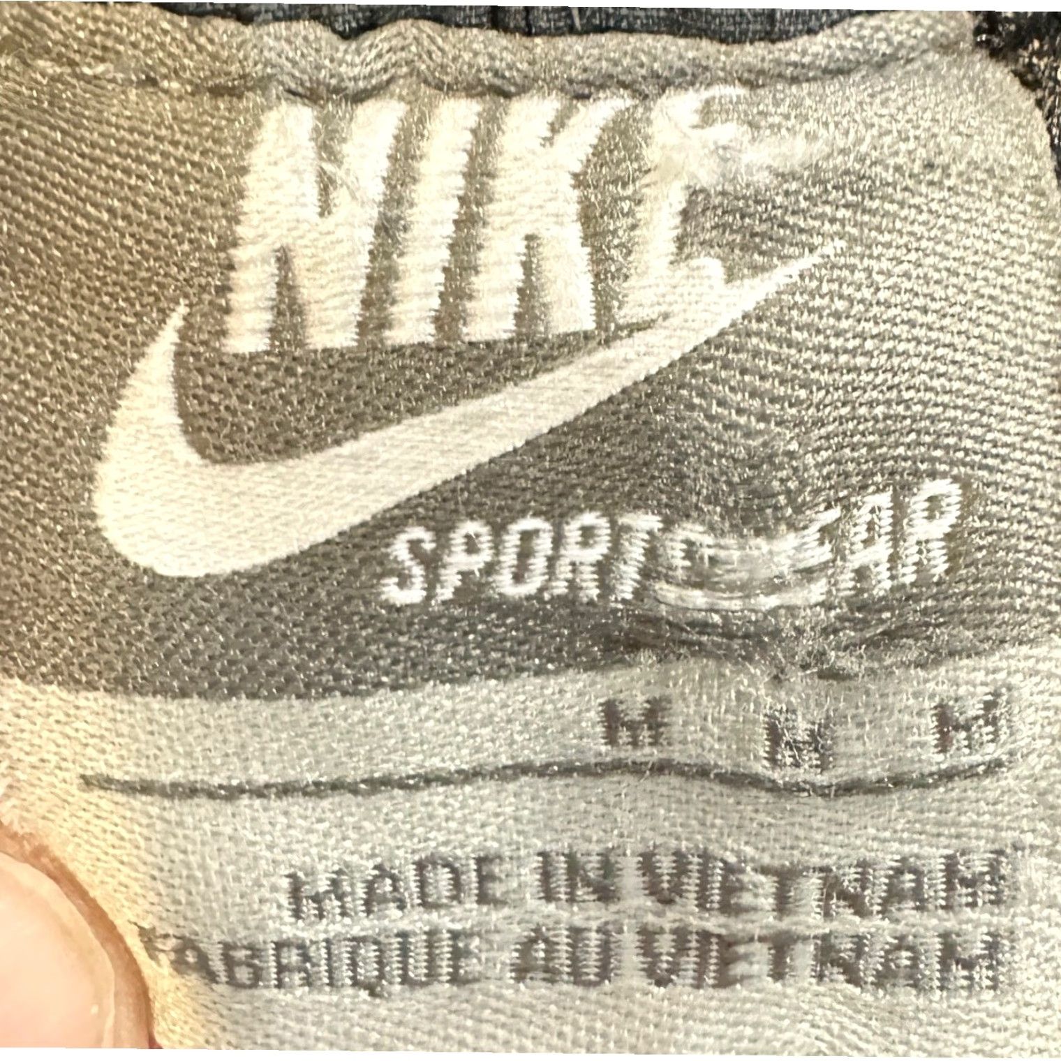 Nike Nike Sportswear Sweatpants Track Men Medium Gray Lightweight Drawstring Pocket Size US 31 - 4 Thumbnail