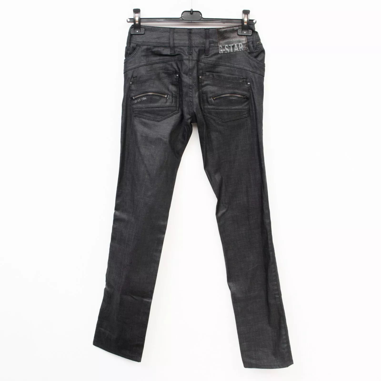 G-Star Raw Berlin Straight Women Jeans W26 L32 Trousers Zip Stretch Size 26" / US 2 / IT 38 - 9 Thumbnail