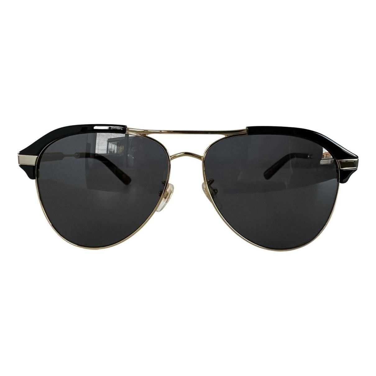 image of Black Metal Gucci Sunglasses, Women's