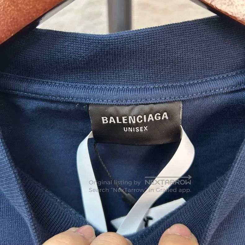 Balenciaga Balenciaga WFP Food Program Collab Blue Short Sleeve Size US L / EU 52-54 / 3 - 3 Thumbnail