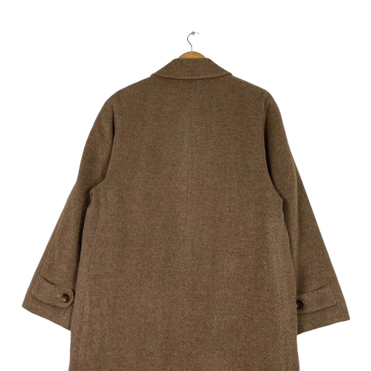 Designer × Japanese Brand × Kenzo 💥KENZO RICH BROWN LONG COAT JACKET Size US M / EU 48-50 / 2 - 8 Thumbnail