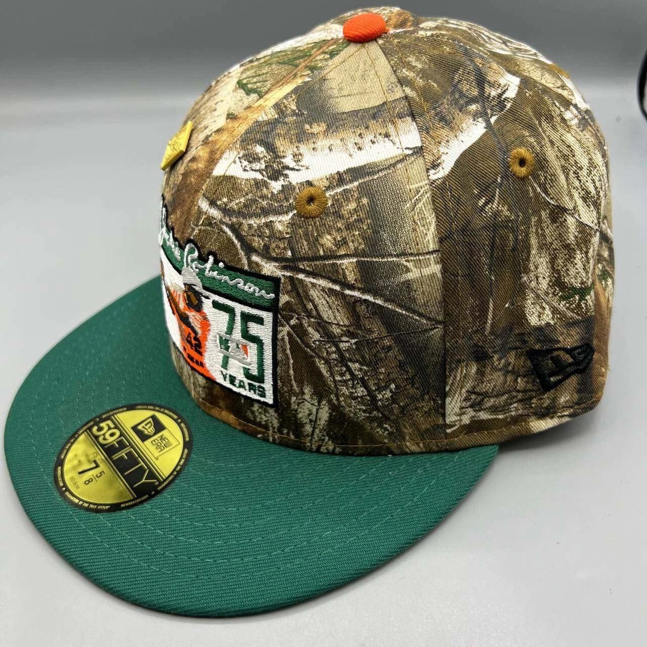 New Era Jackie Robinson #42 Dodgers Hat Men 7 5/8 Realtree Fitted Size ONE SIZE - 6 Thumbnail